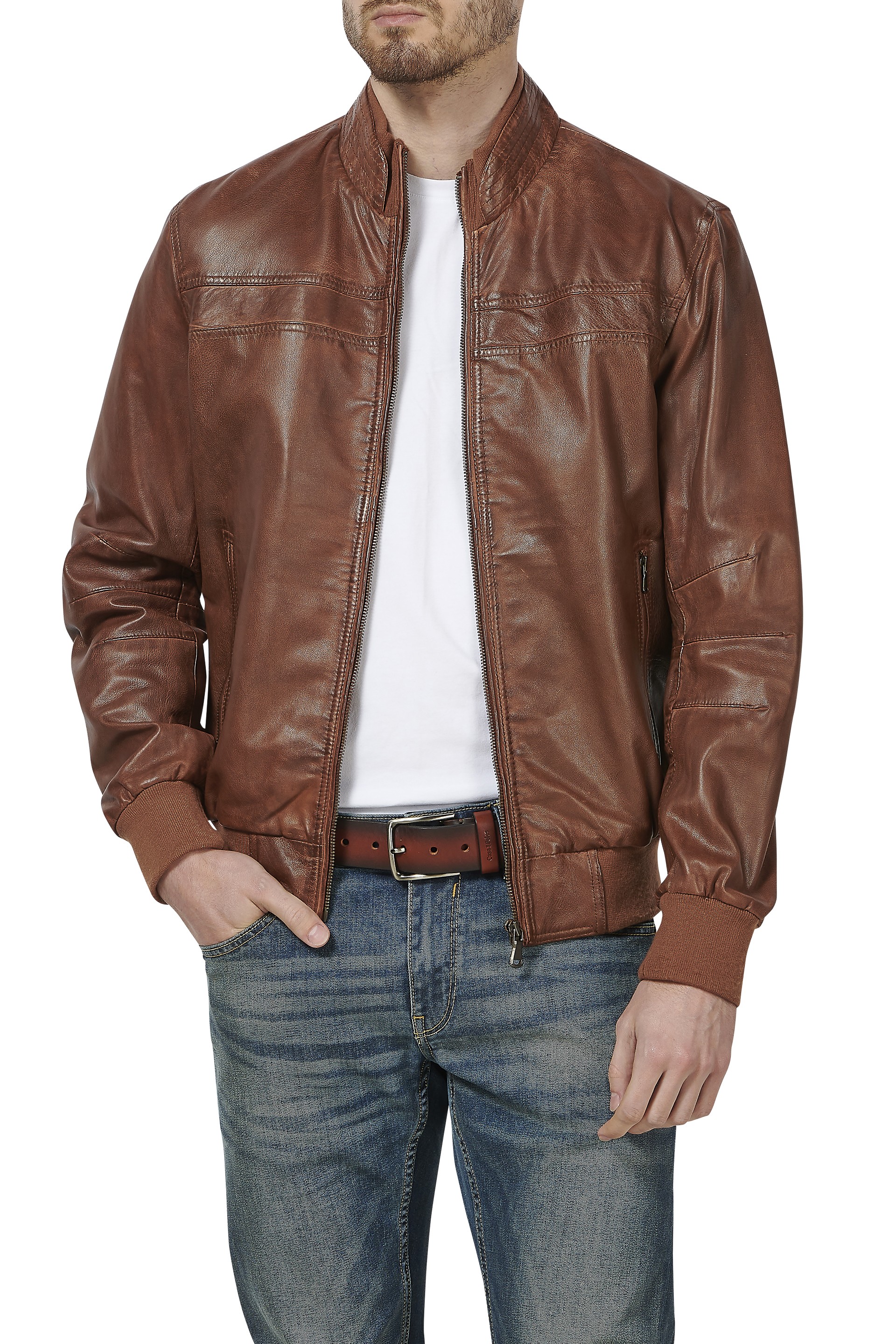 Blusão em pele Rafael