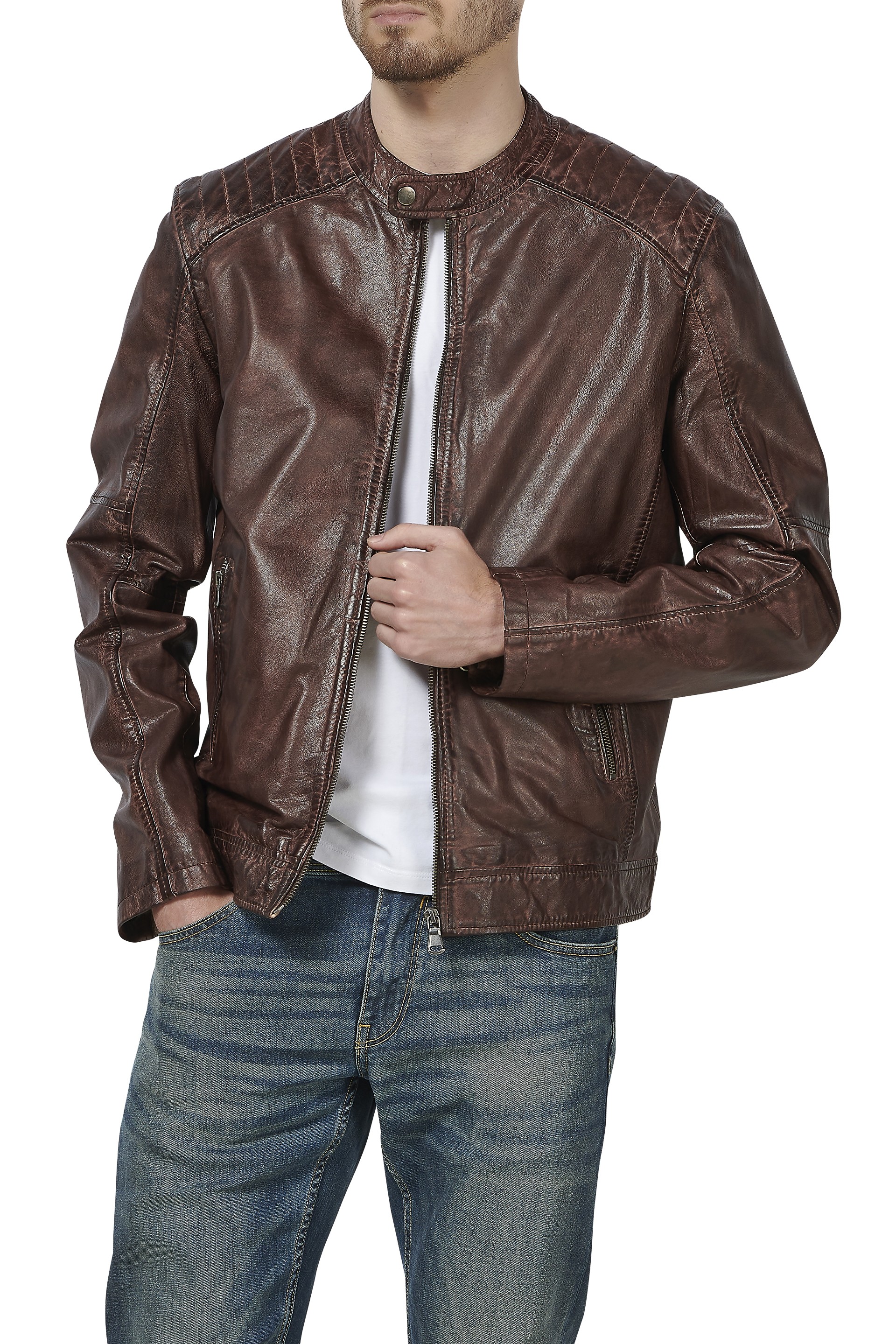 Blusão em pele Saymon