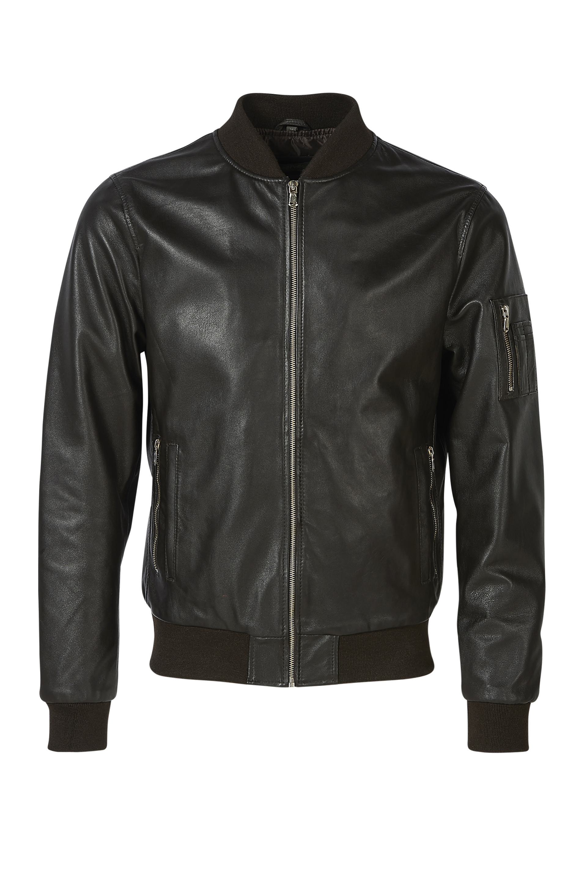 Blusão em pele discreet a