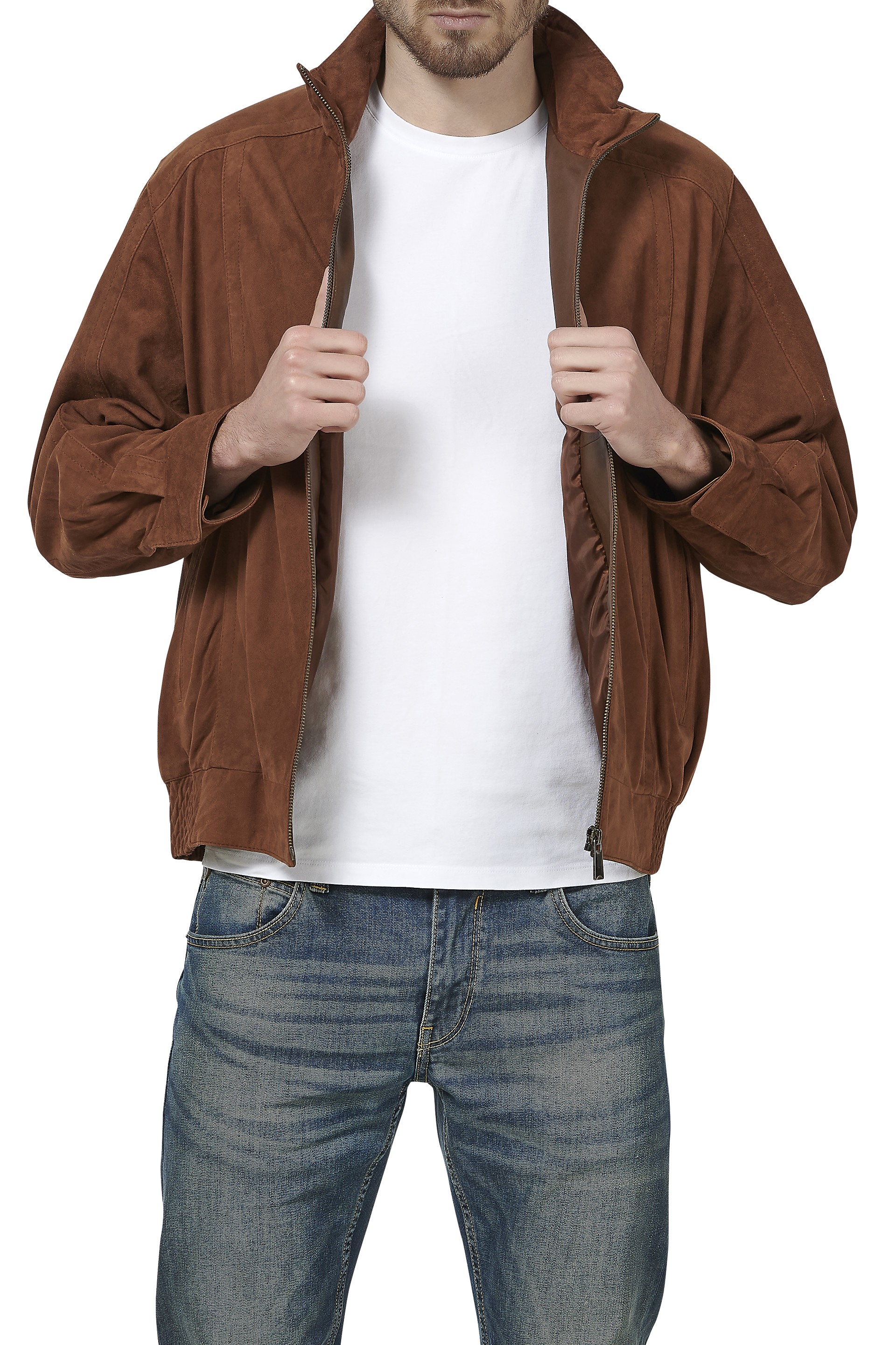 Blusão em pele Donald