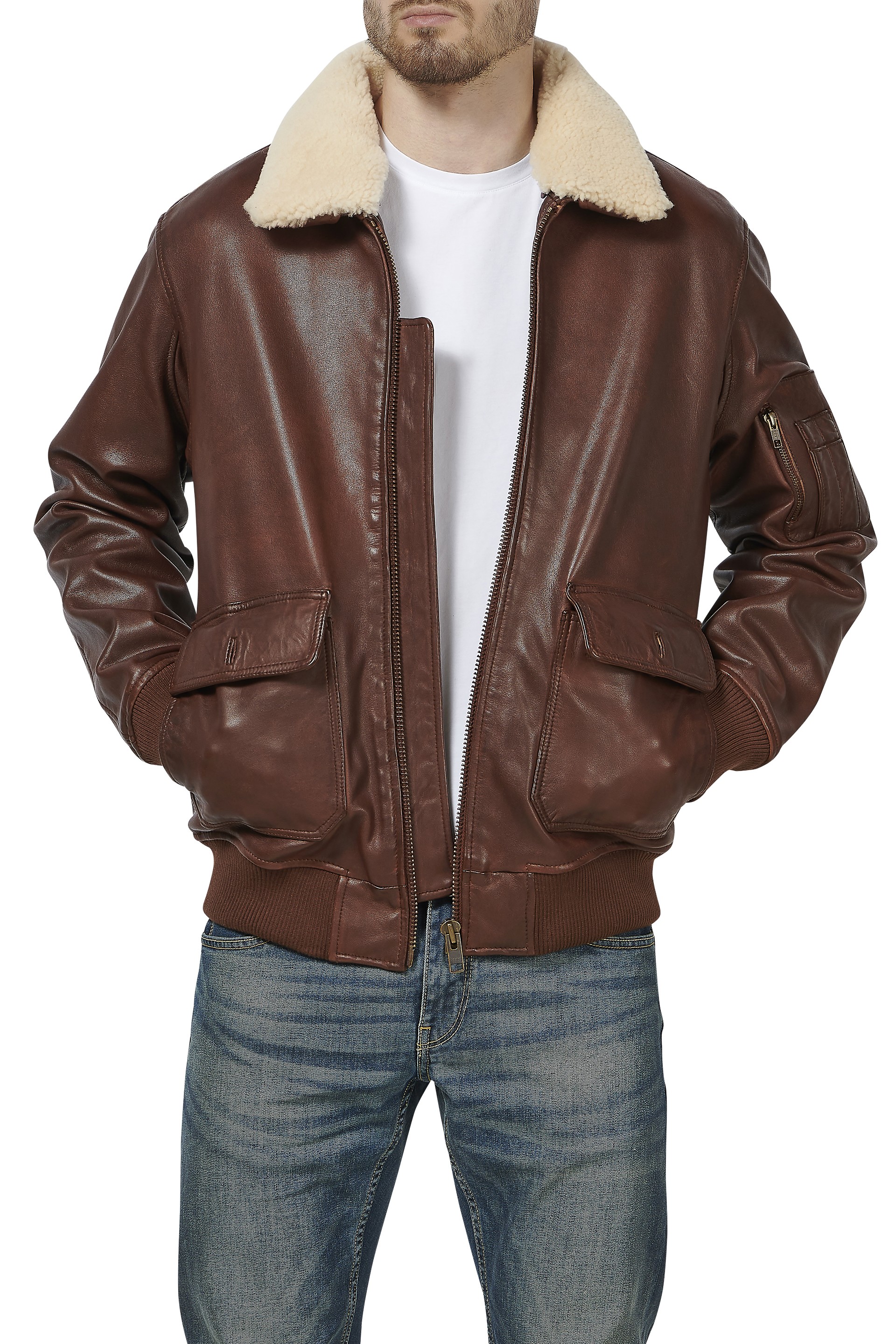 Blusão em pele Thor