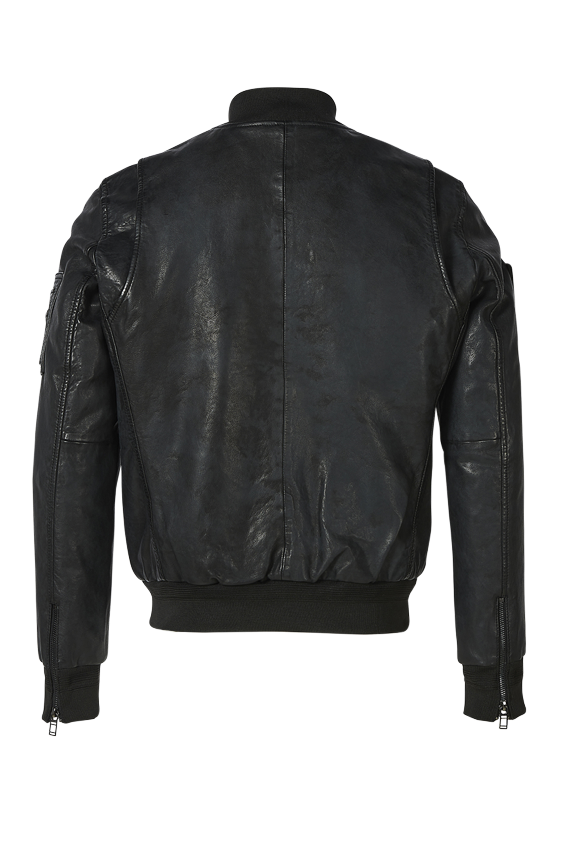 Blusão em pele Flying Sq