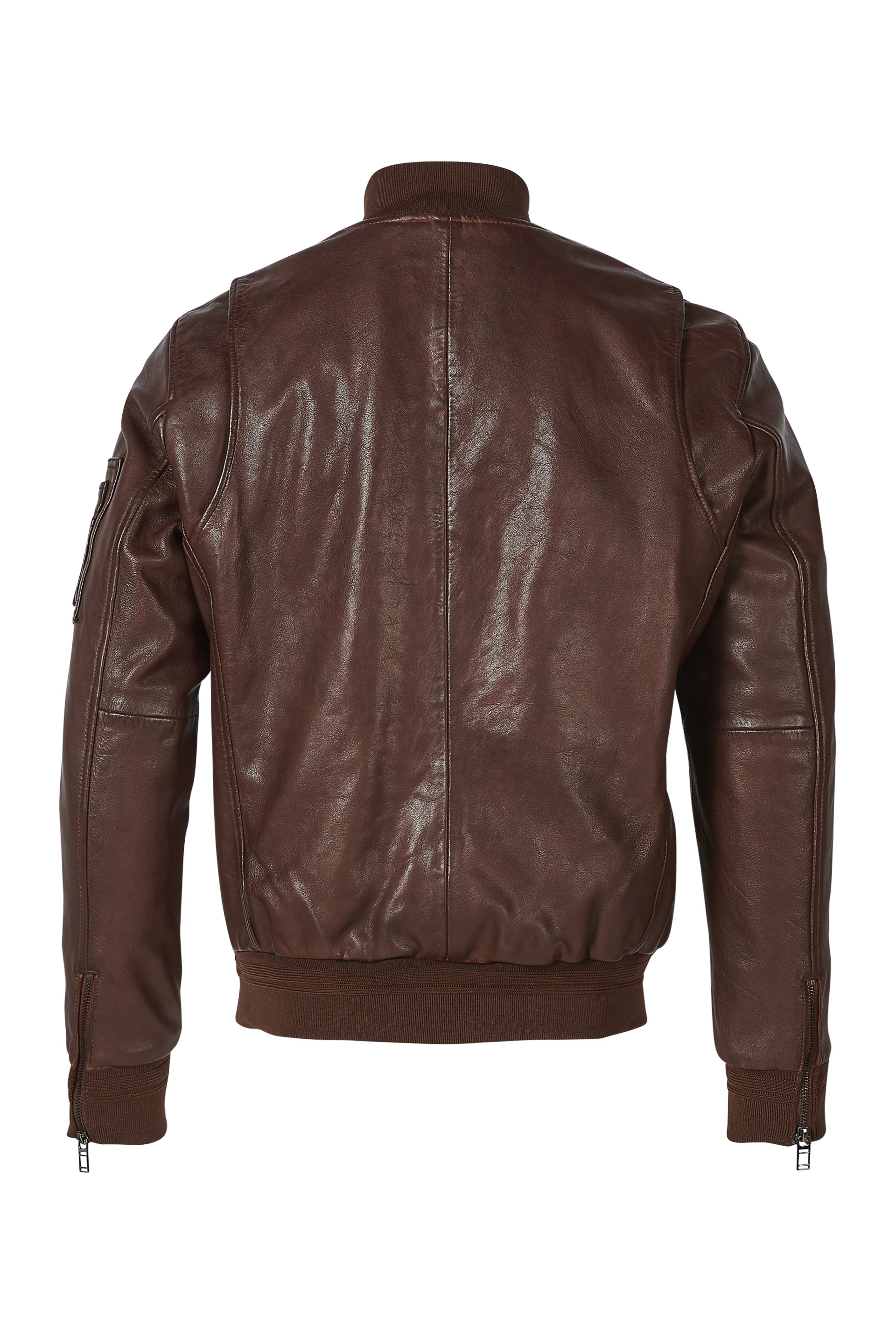 Blusão em pele Flying Sq