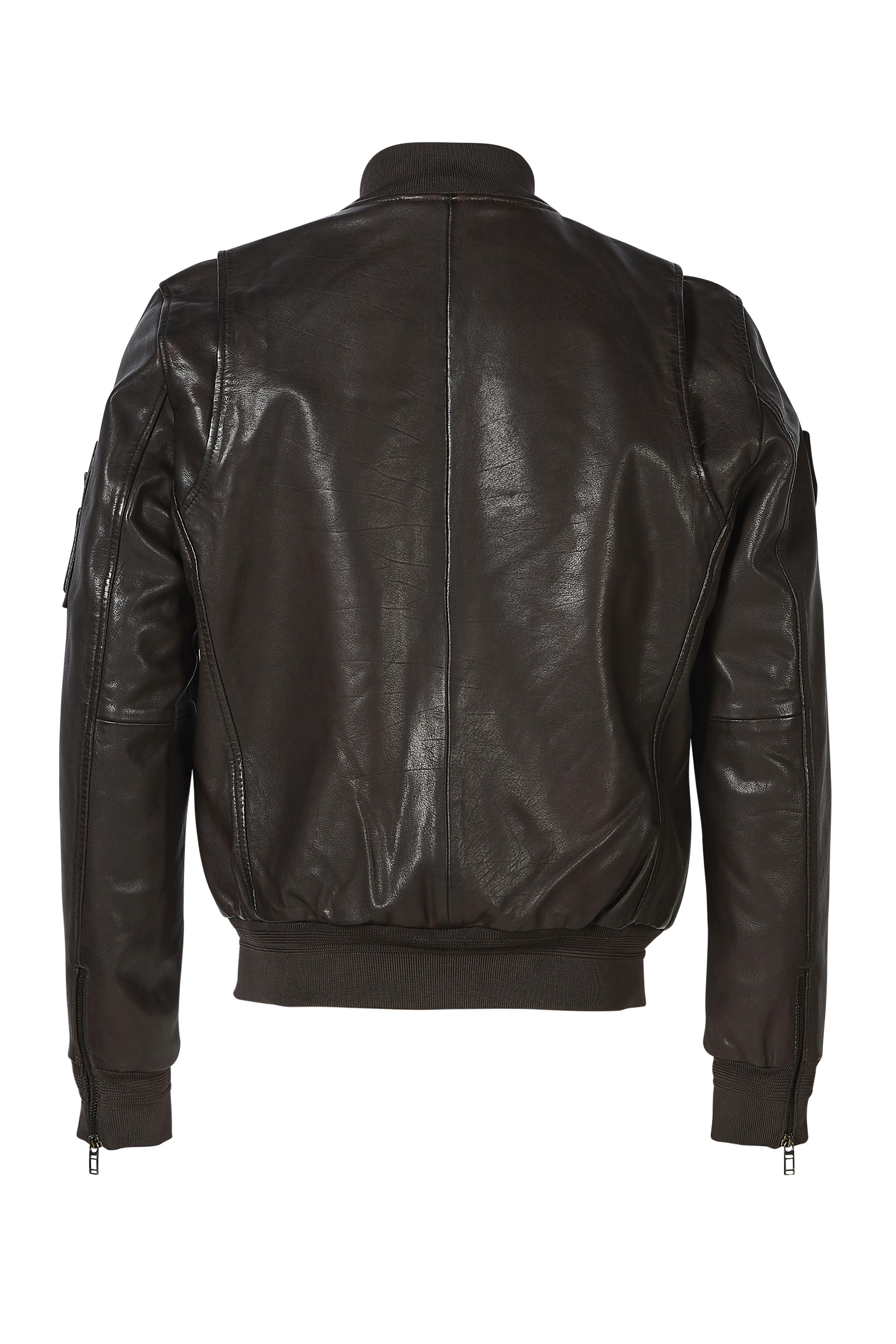 Blusão em pele Flying Sq