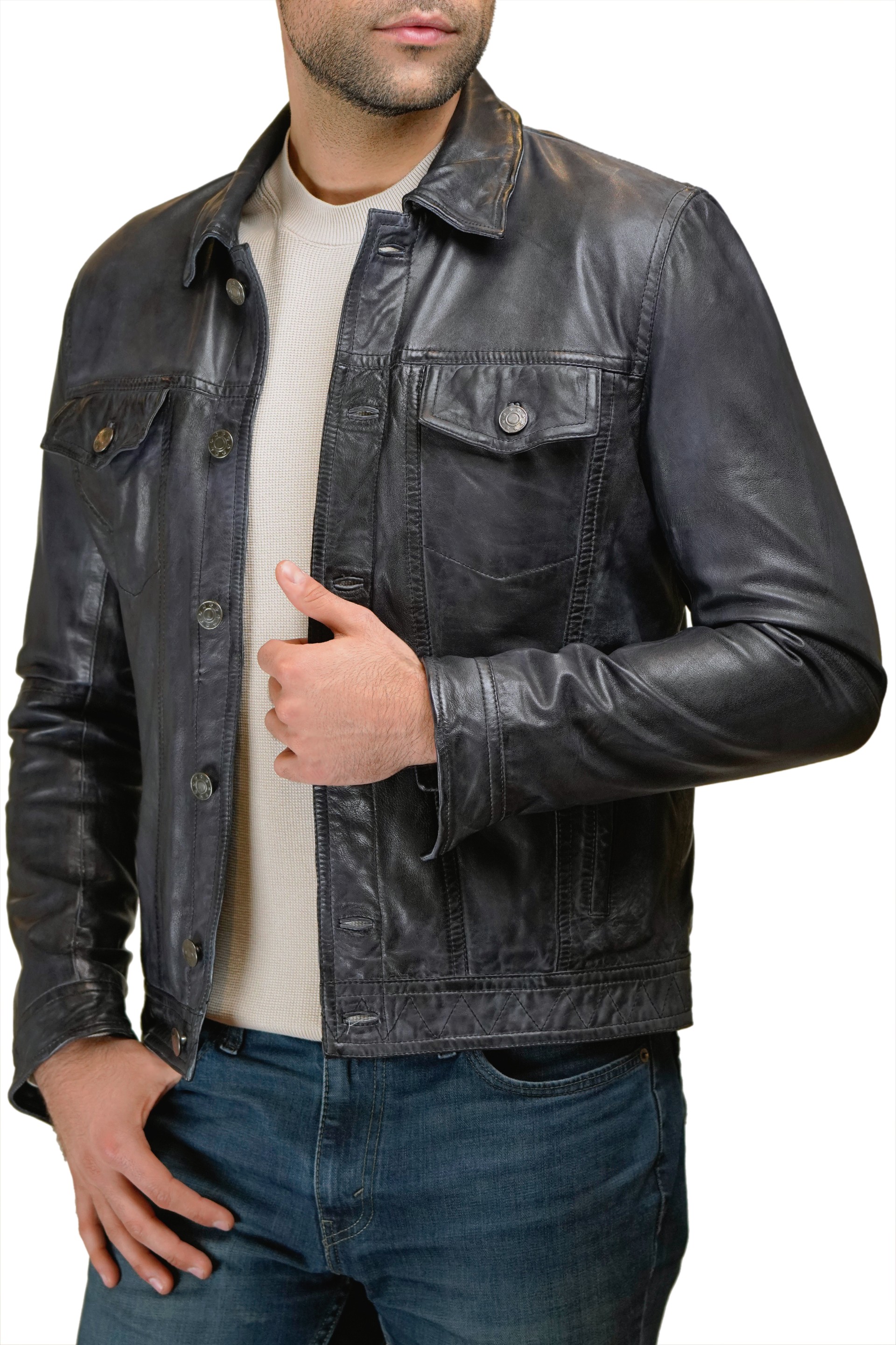 Blusão em pele Ryan