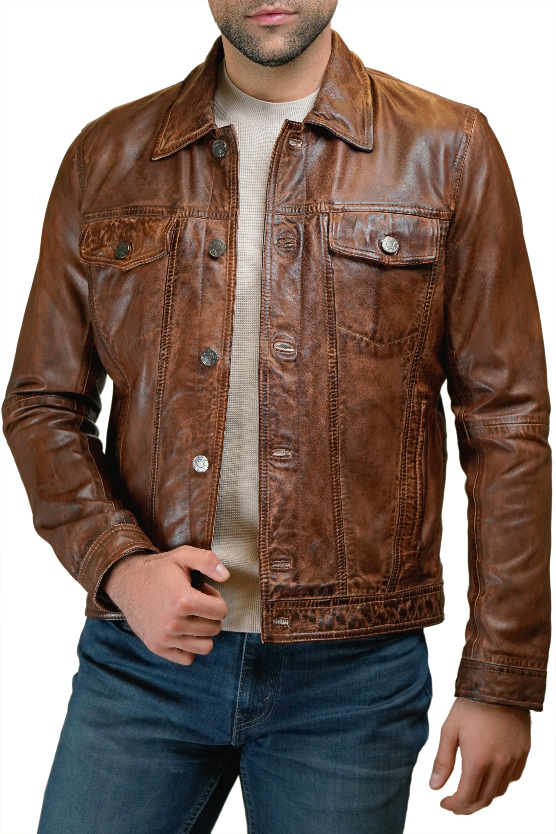 Blusão em pele Ryan