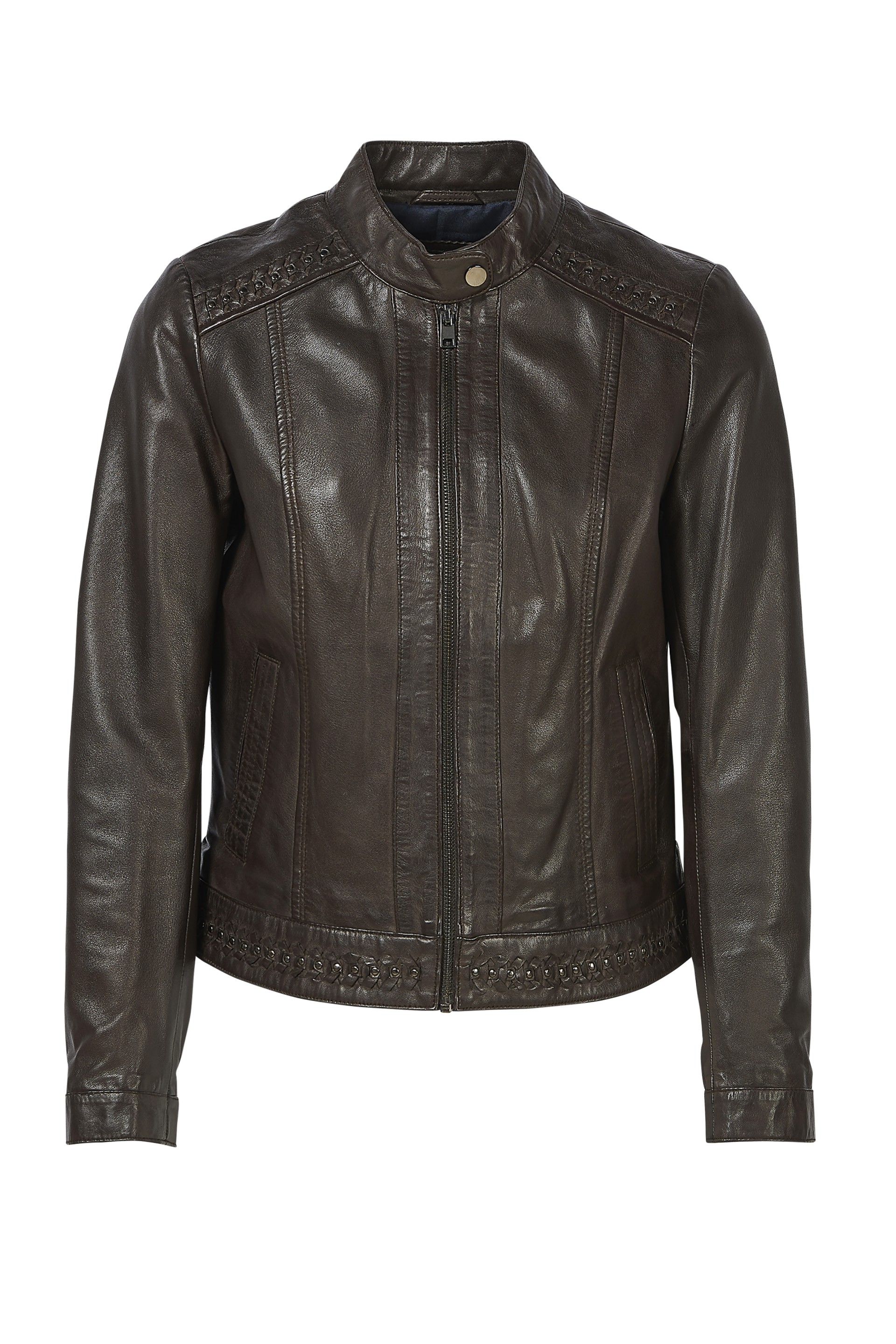 Blusão em pele Pilar