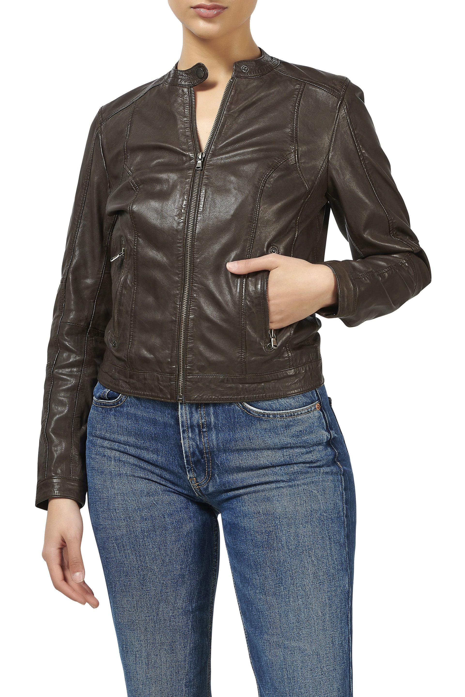 Blusão em pele Carmo