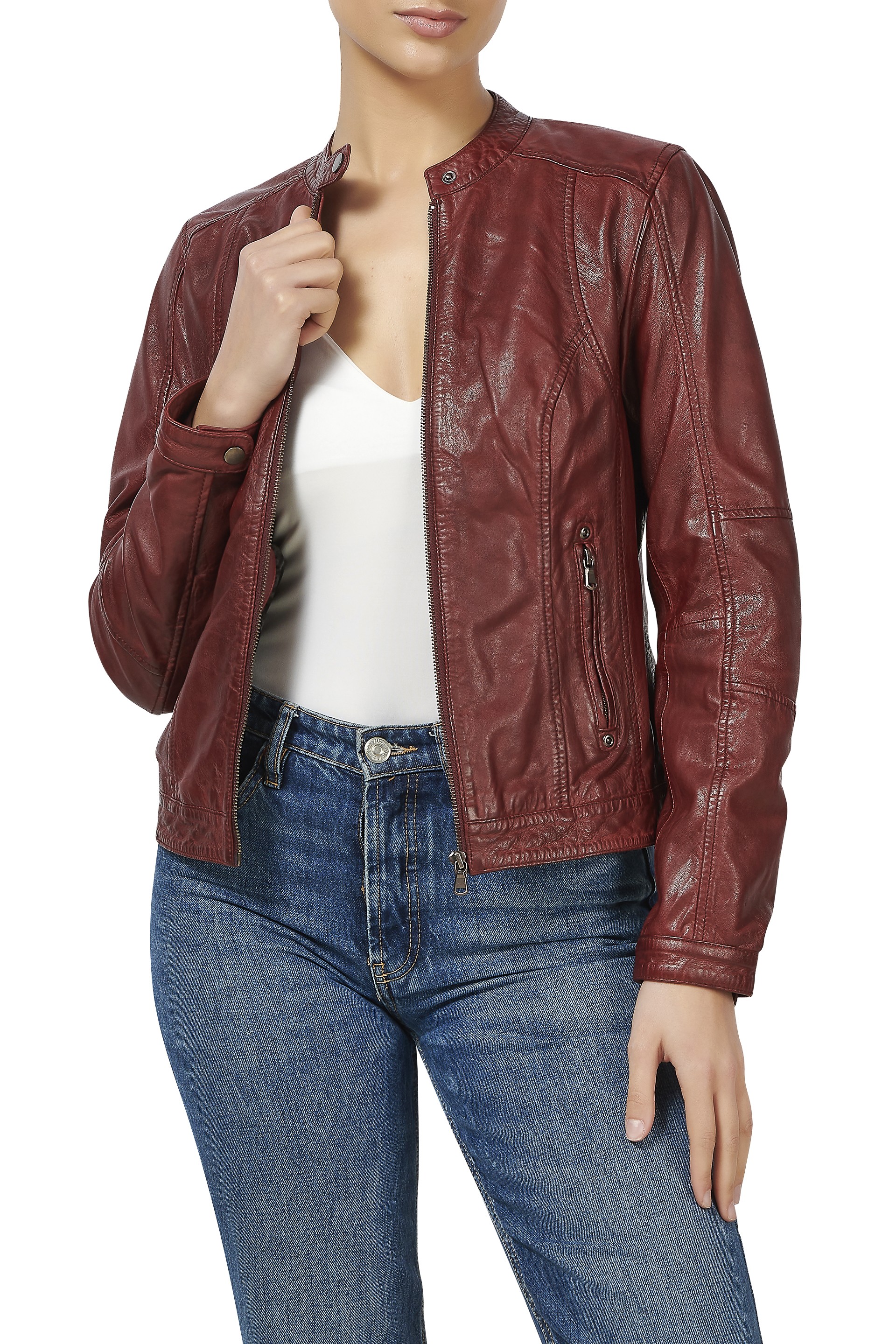 Blusão em pele Carmo