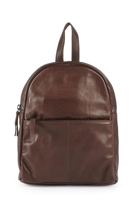 Mochila em pele
