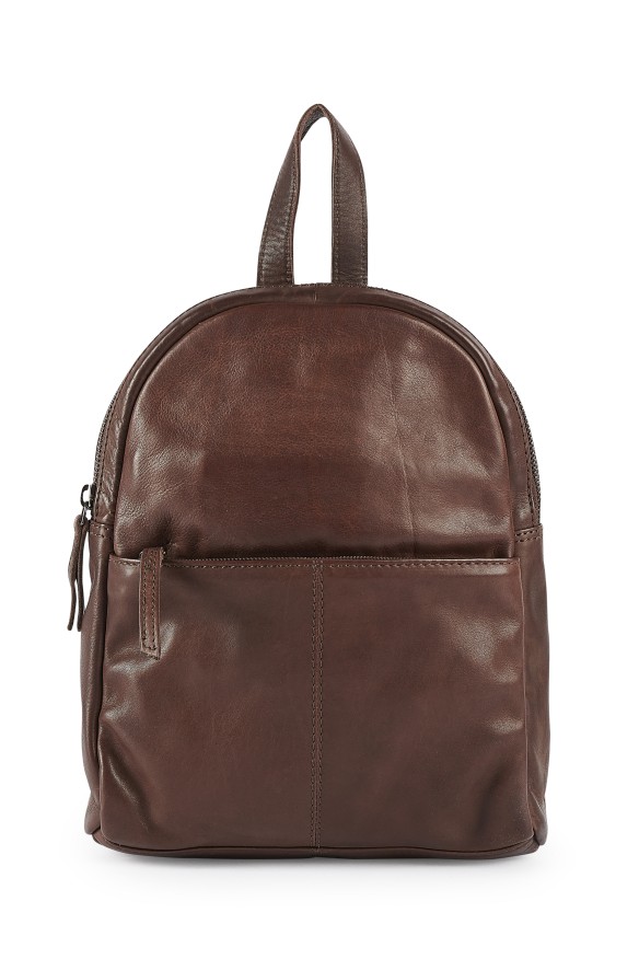 Mochila em pele