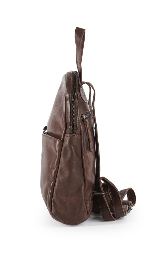 Mochila em pele