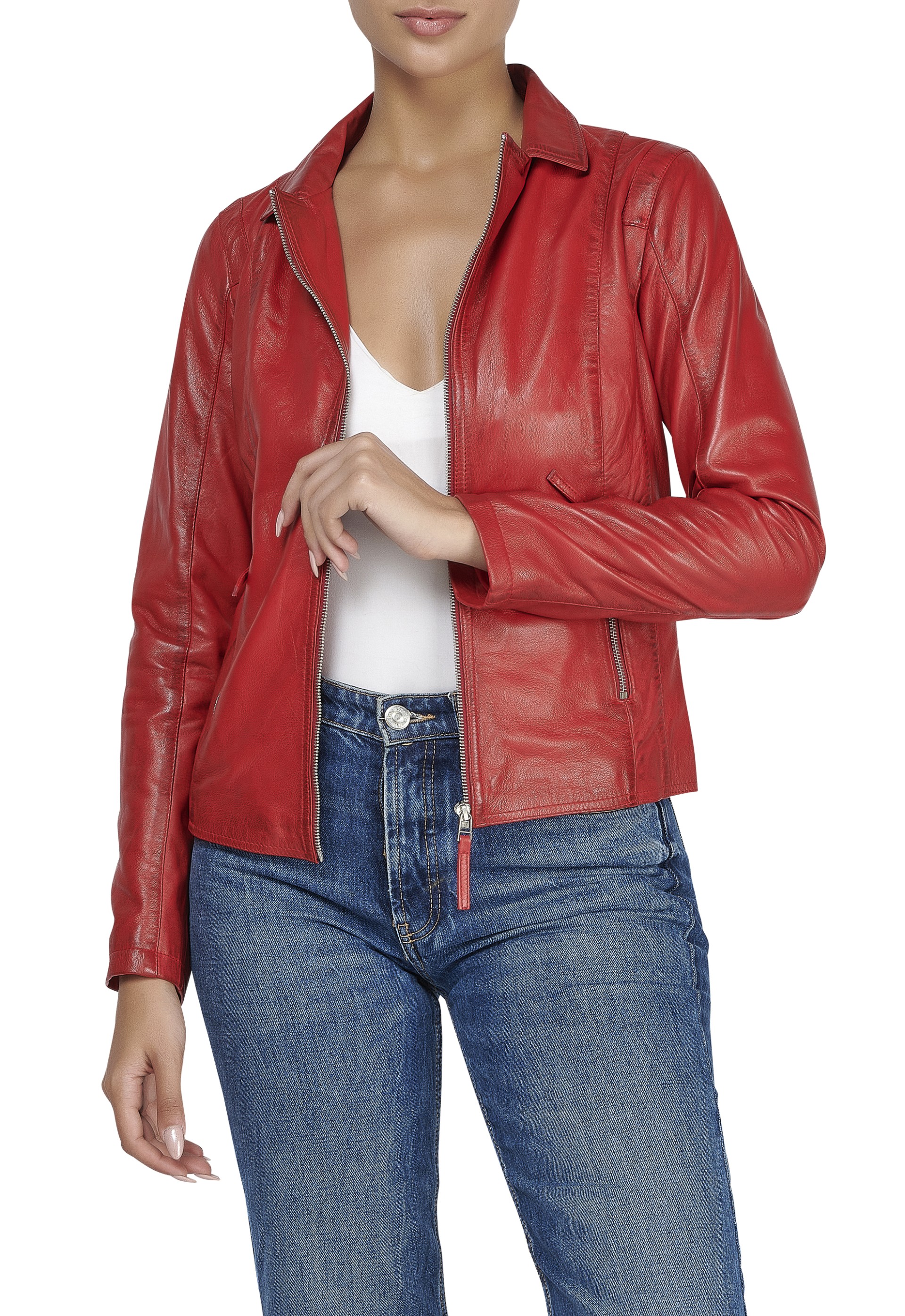 Blusão em pele Telma