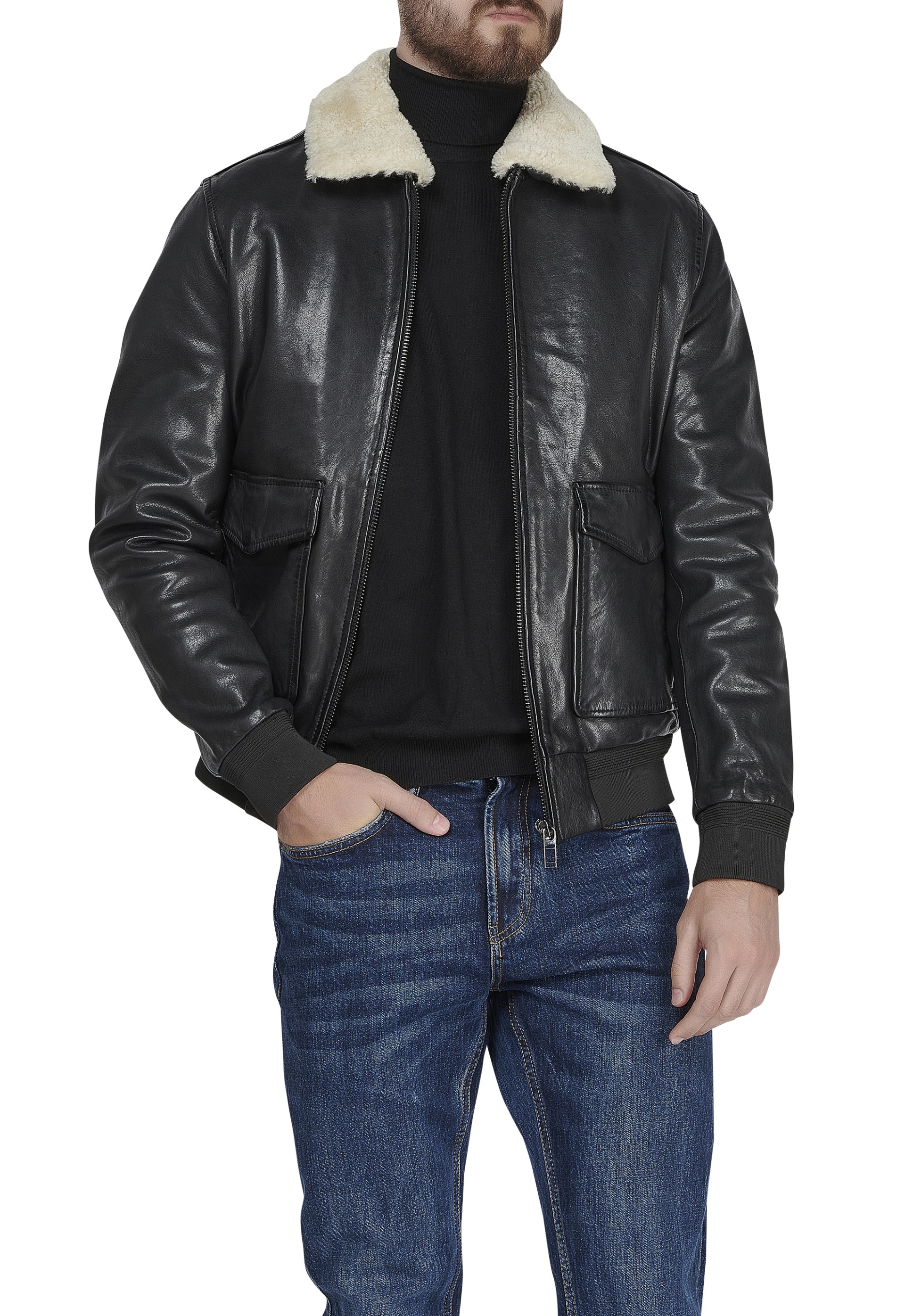 Blusão em pele Erick