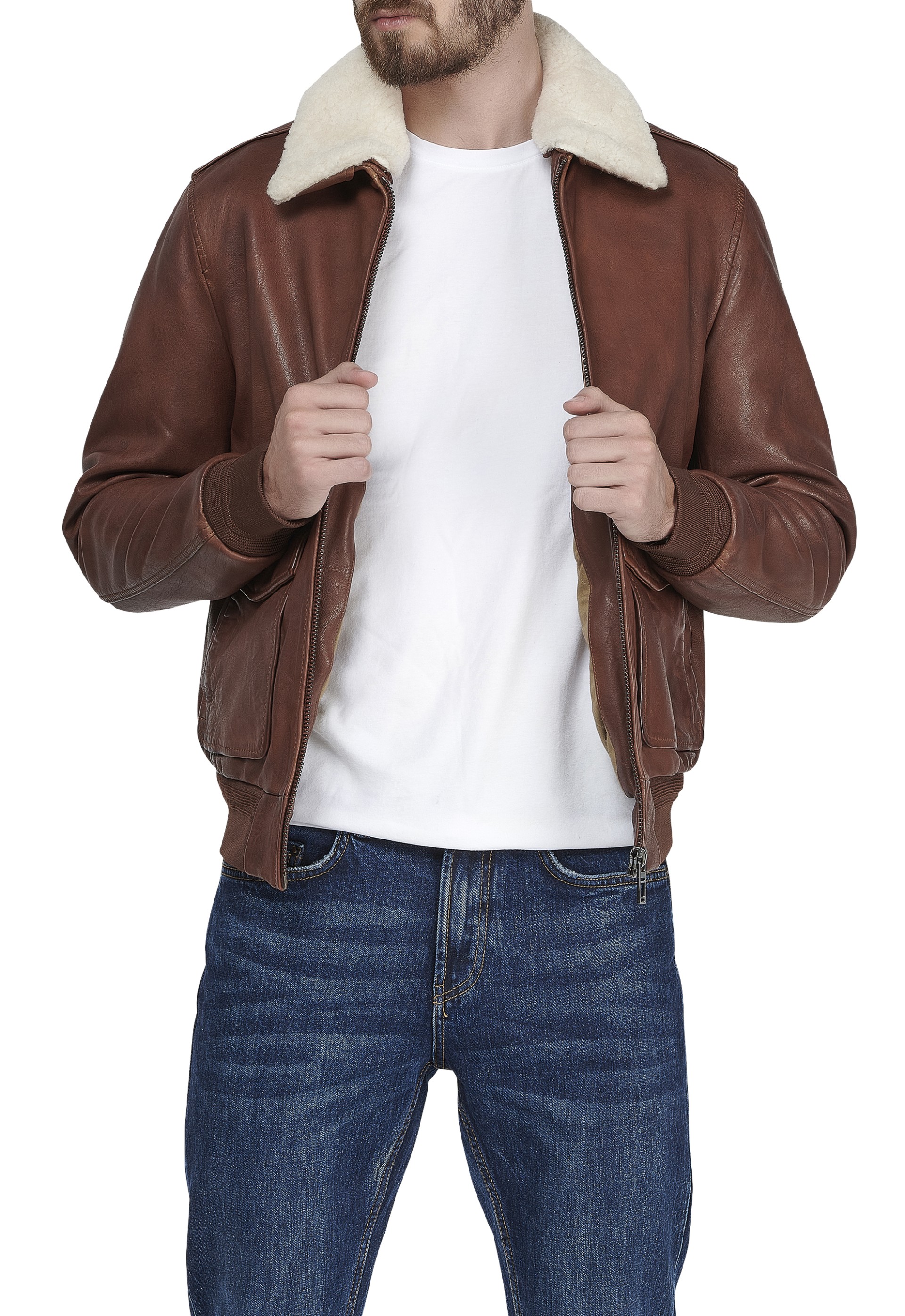 Blusão em pele Erick