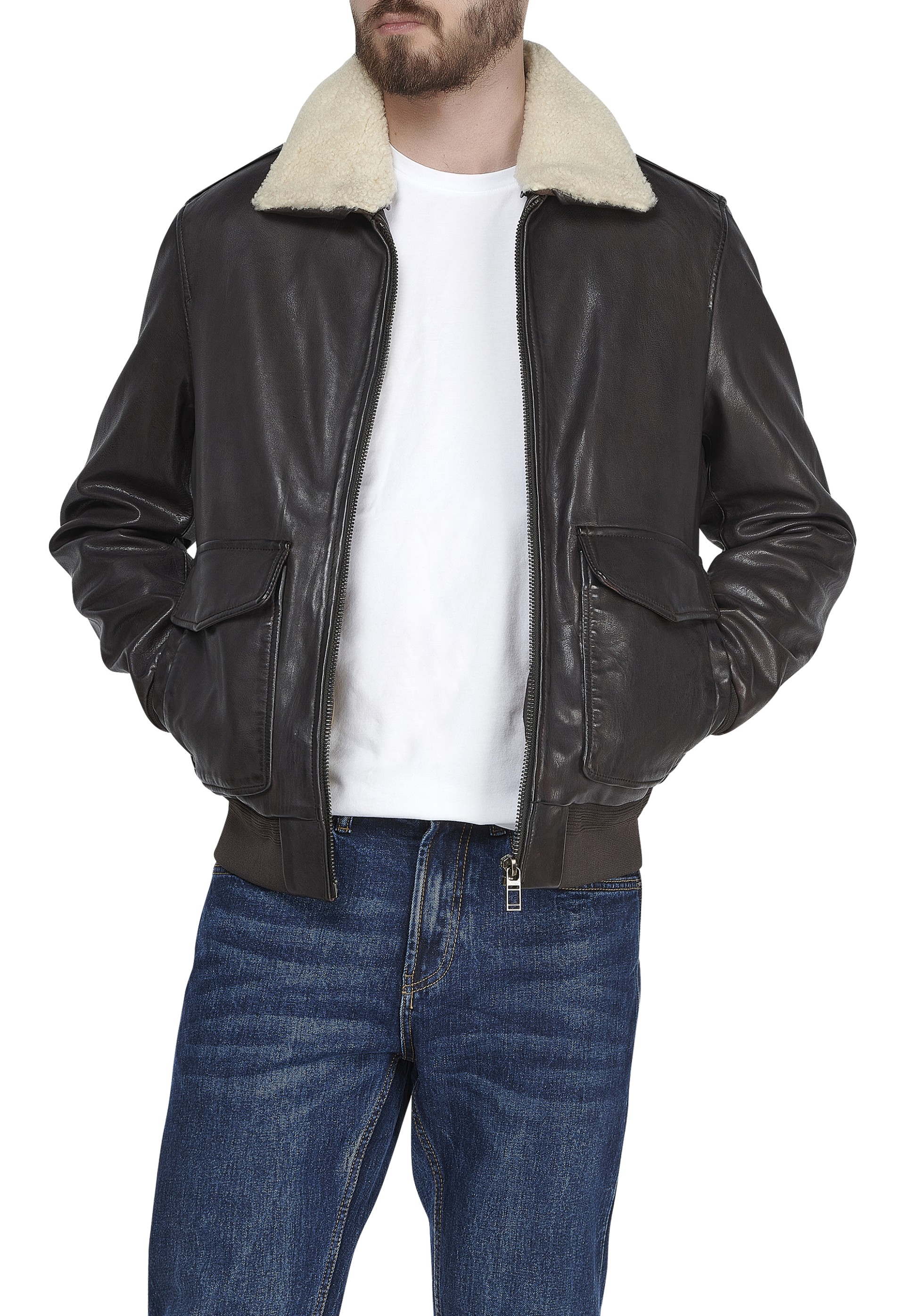 Blusão em pele Erick