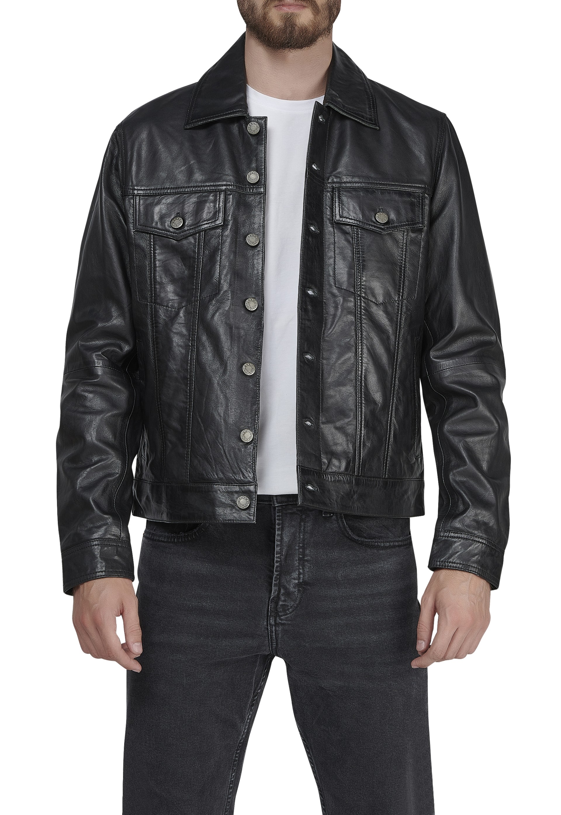 Blusão em pele Paulo