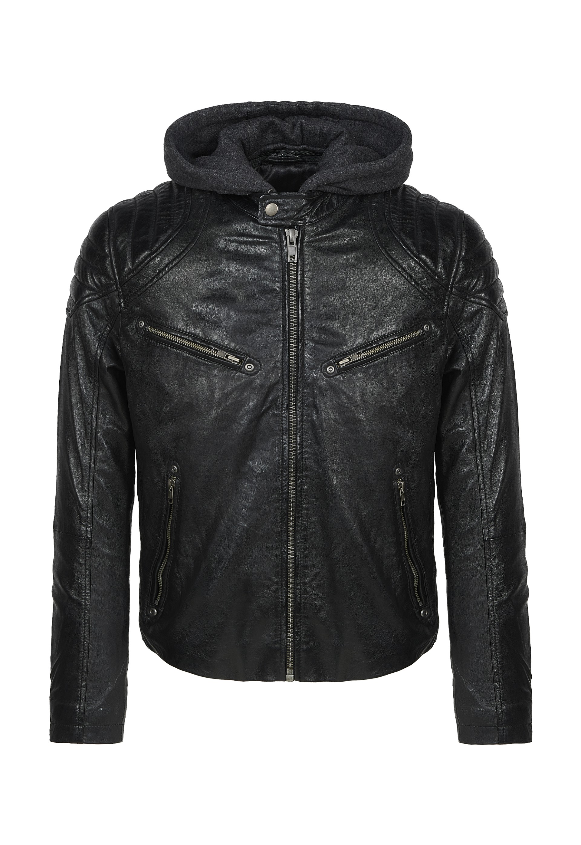 Blusão em pele Zyan