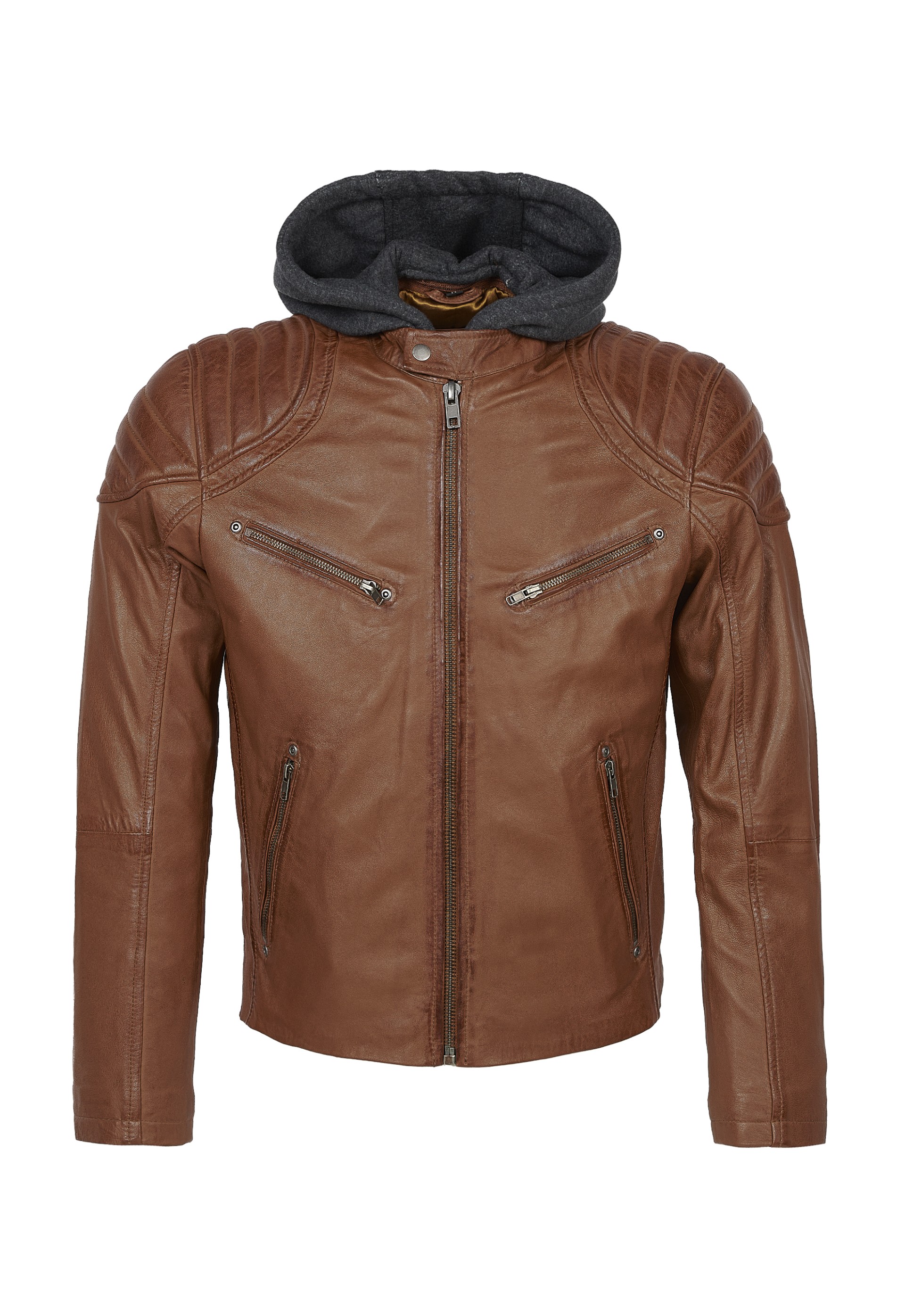Blusão em pele Zyan