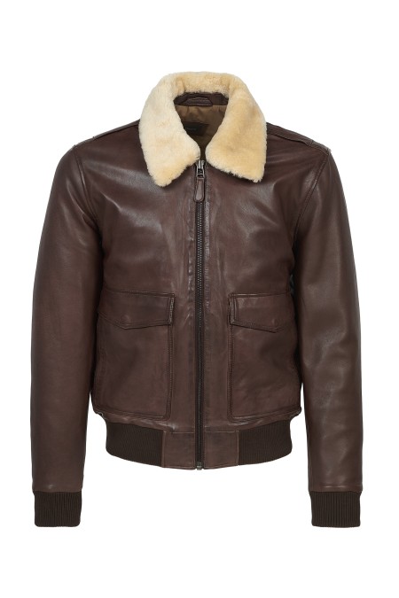 Bluso em pele Sebastian