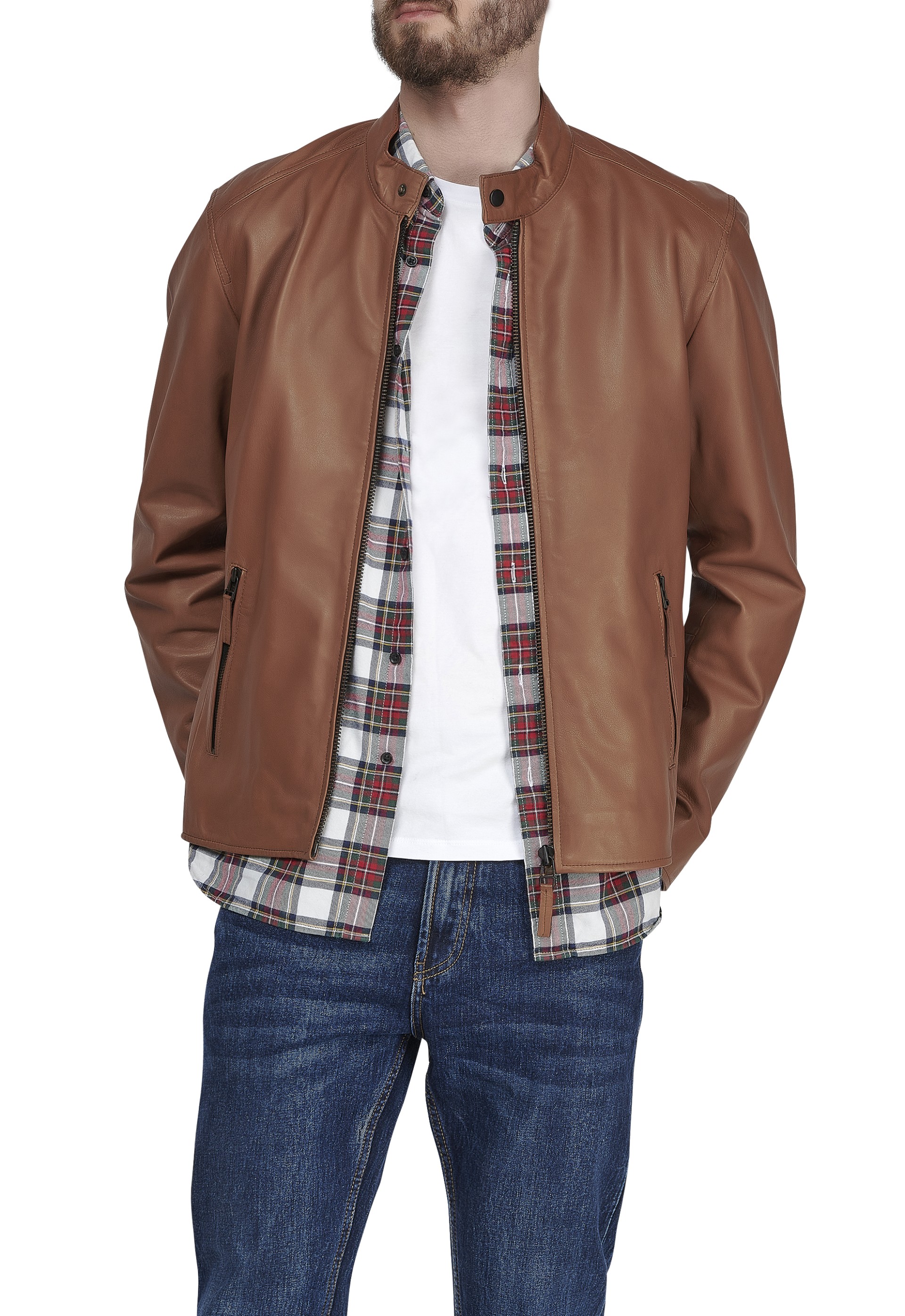 Blusão em pele Paco