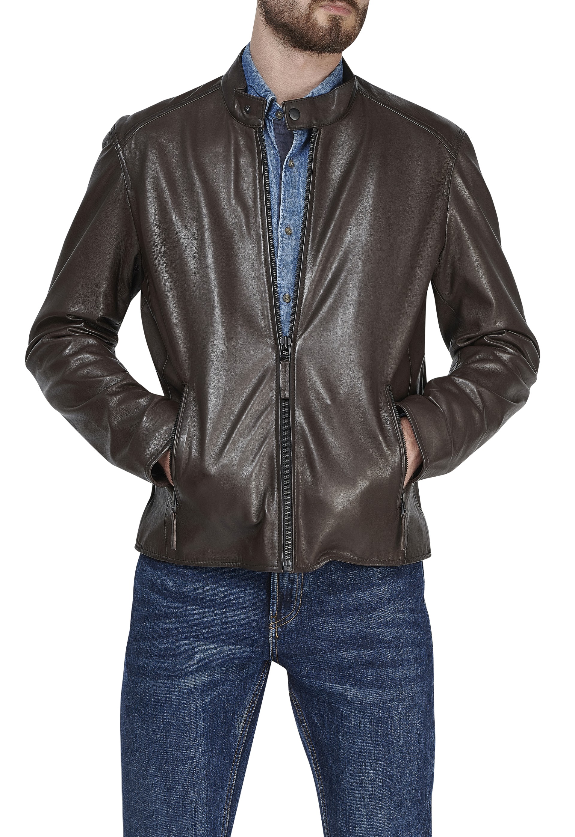 Blusão em pele Paco