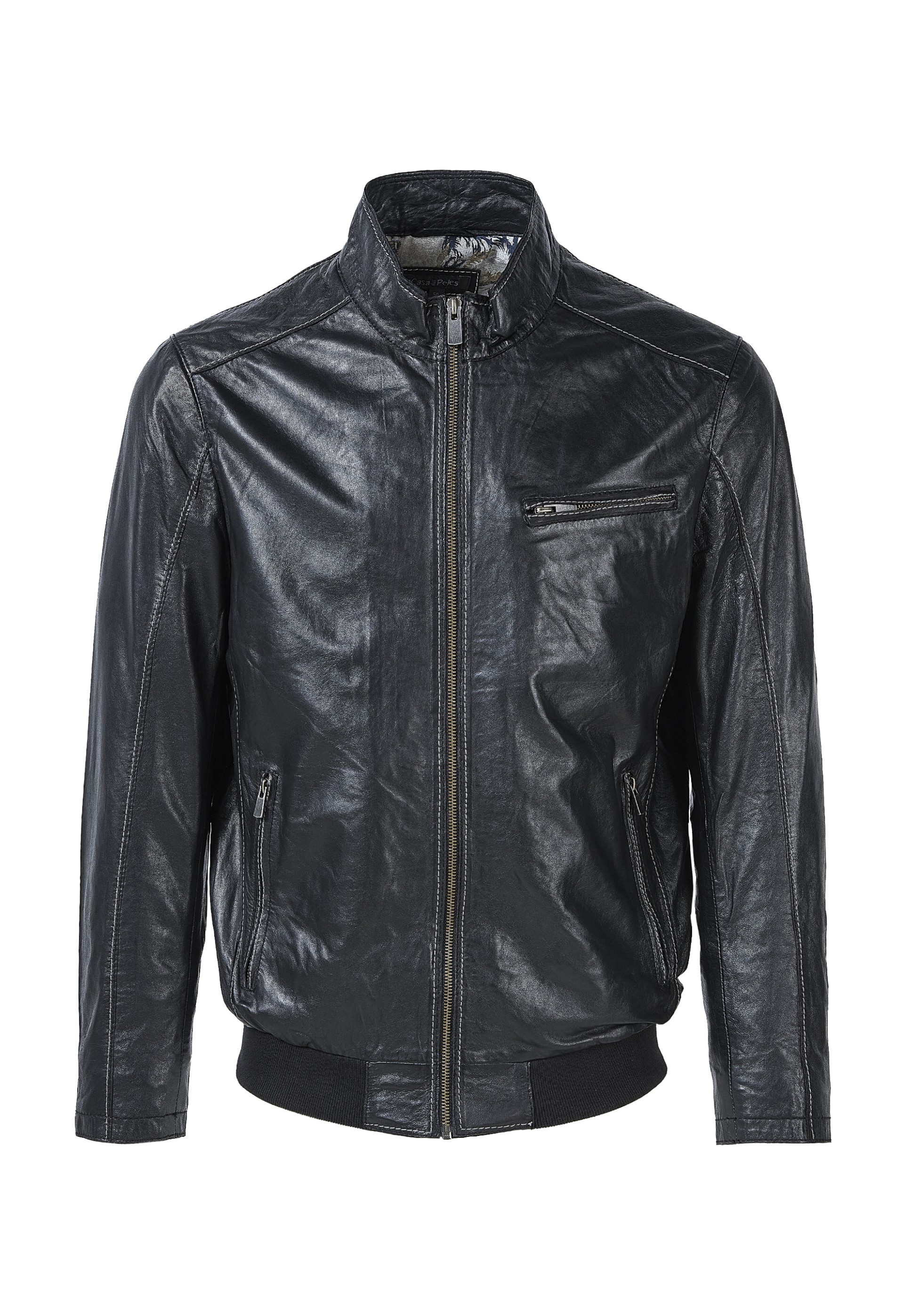 Blusão em pele Bento