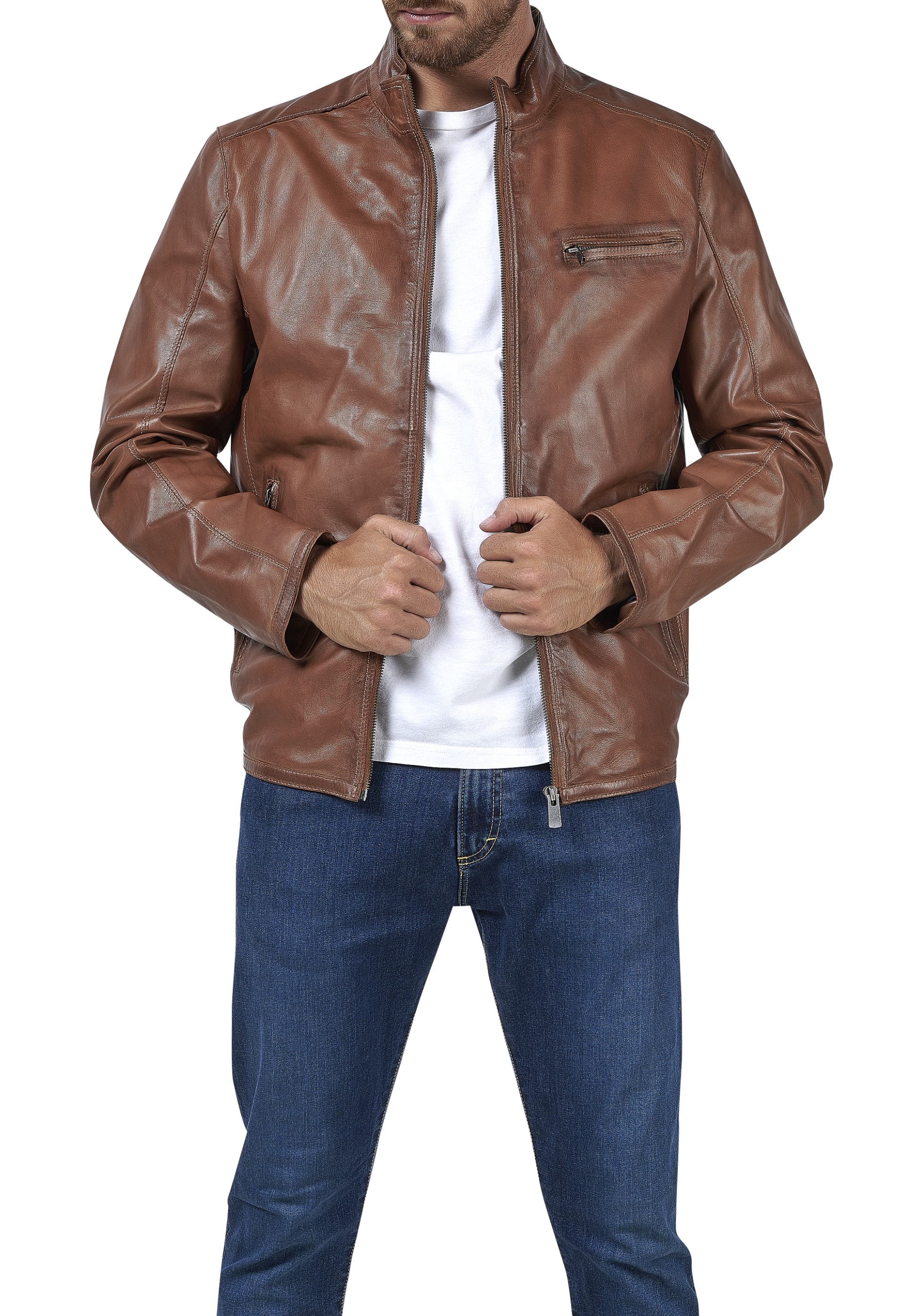 Blusão em pele Gustavo