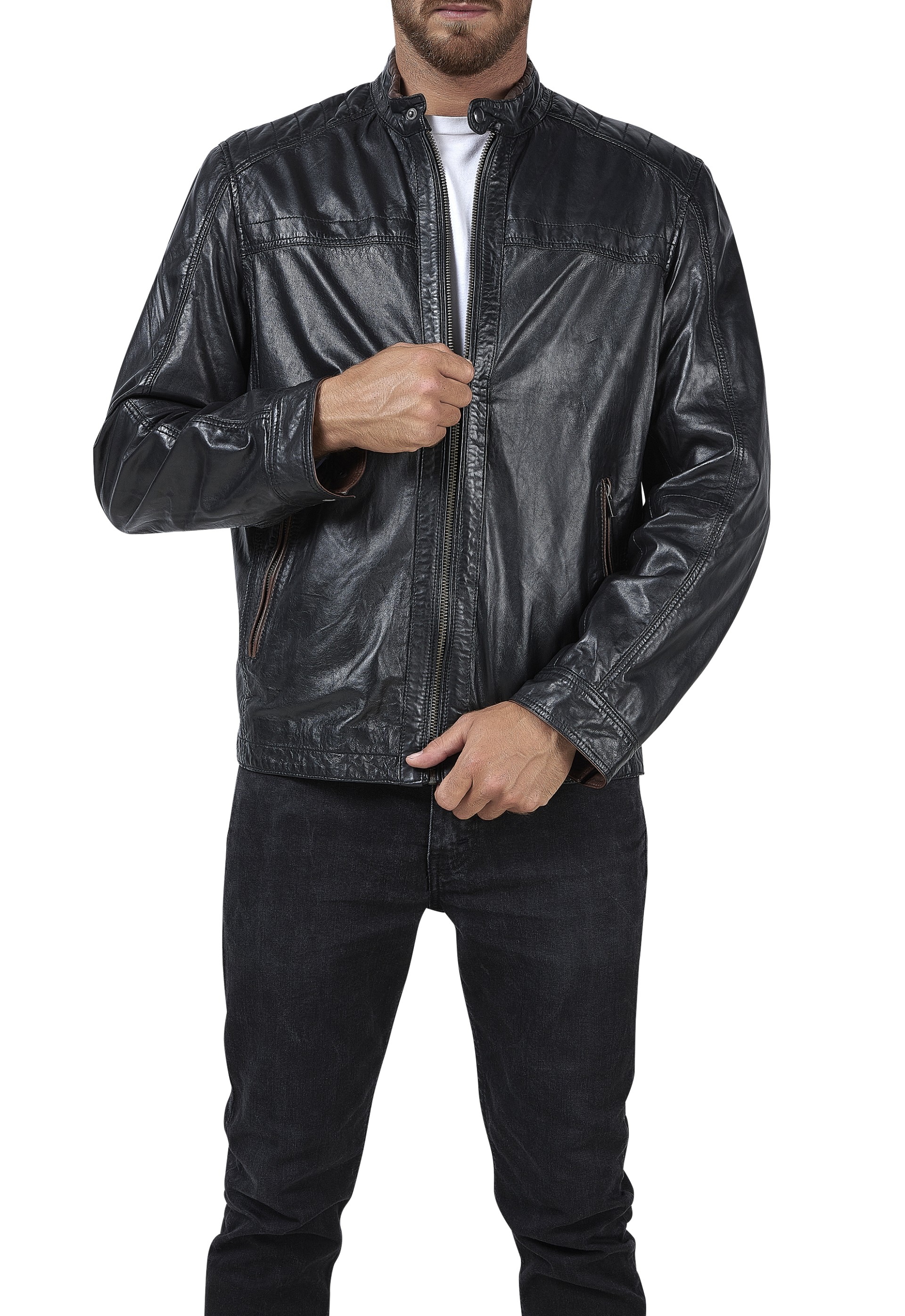 Blusão em pele Miguel