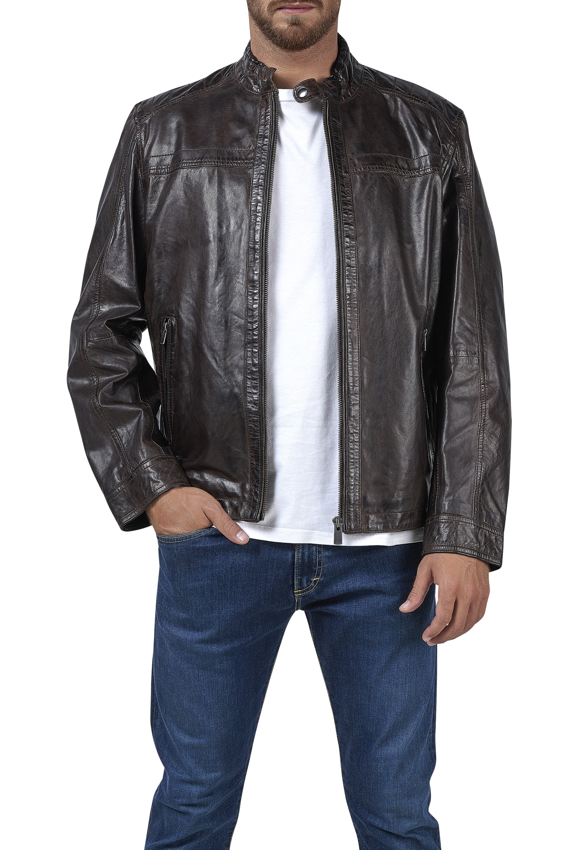 Blusão em pele Miguel