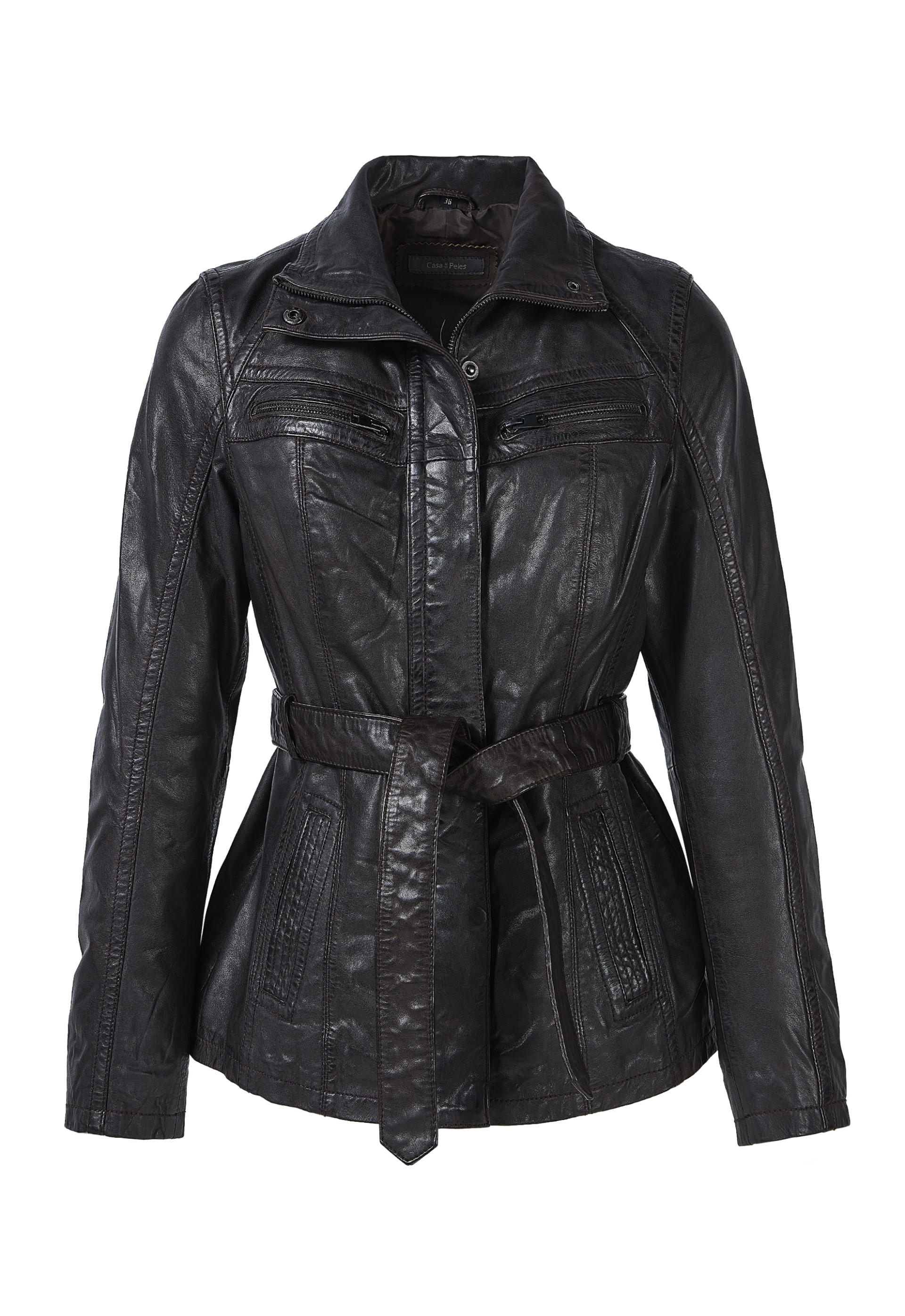 Casaco em pele Meghan