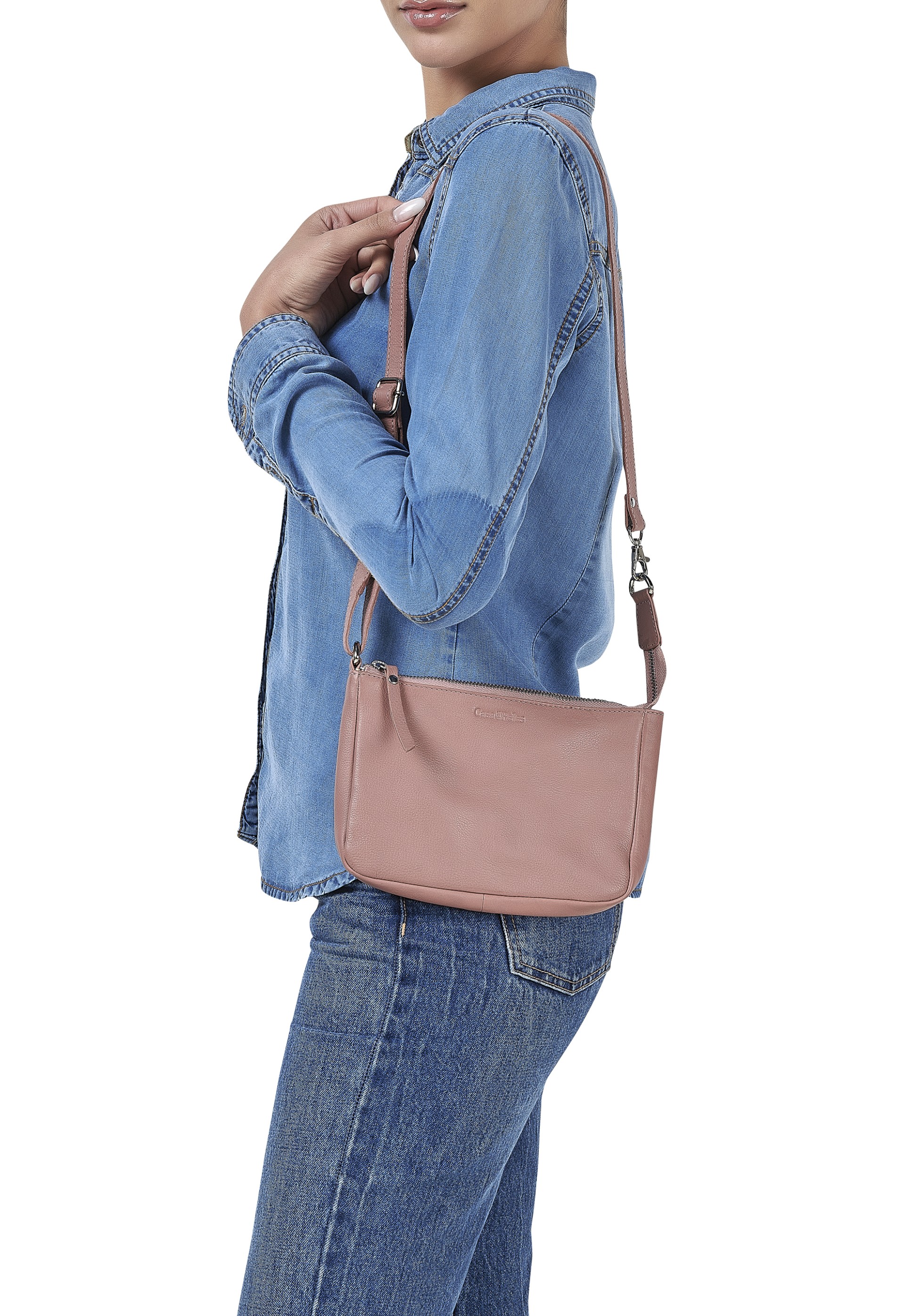 Mala em pele Pérola