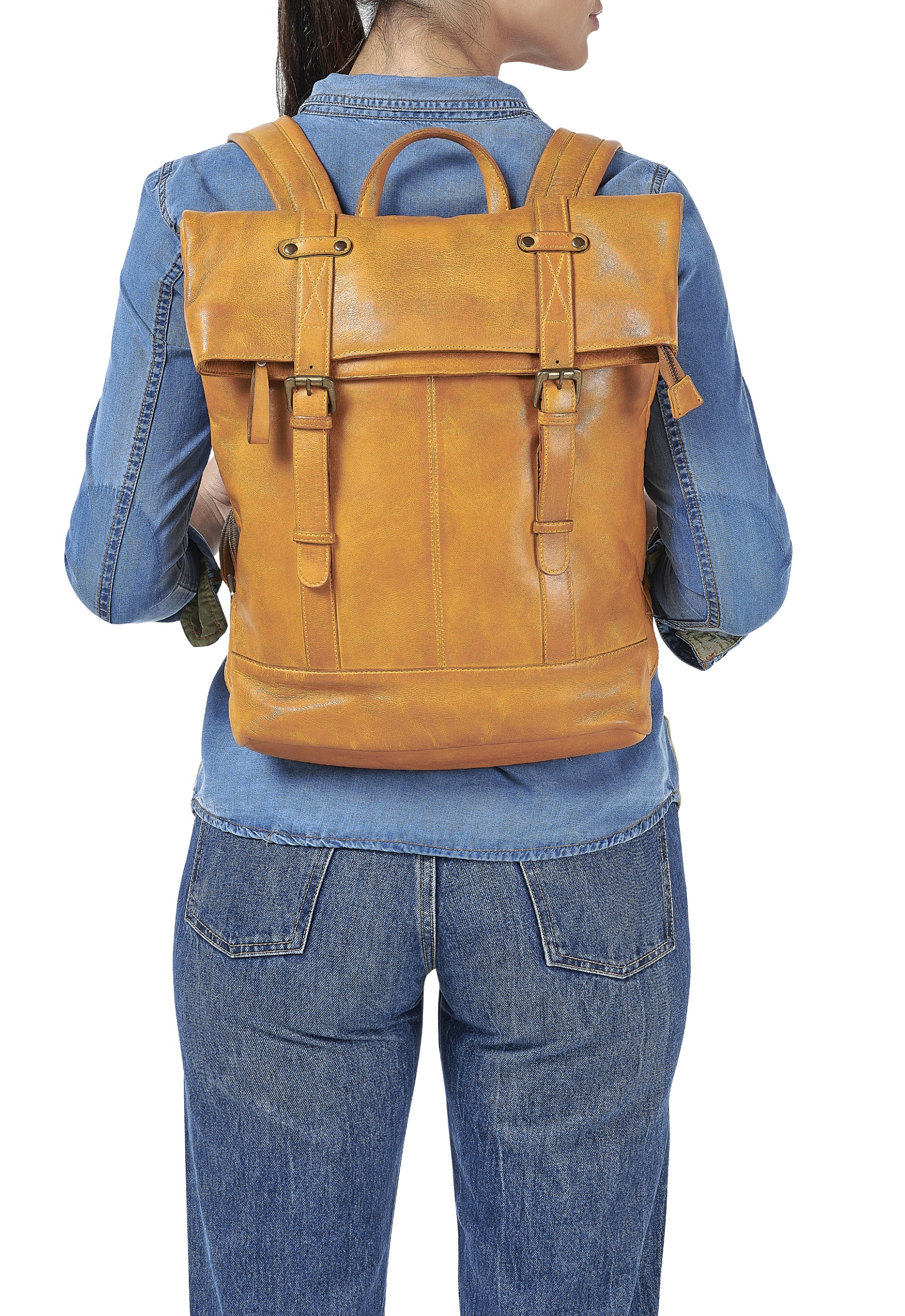 Mochile em pele Travel