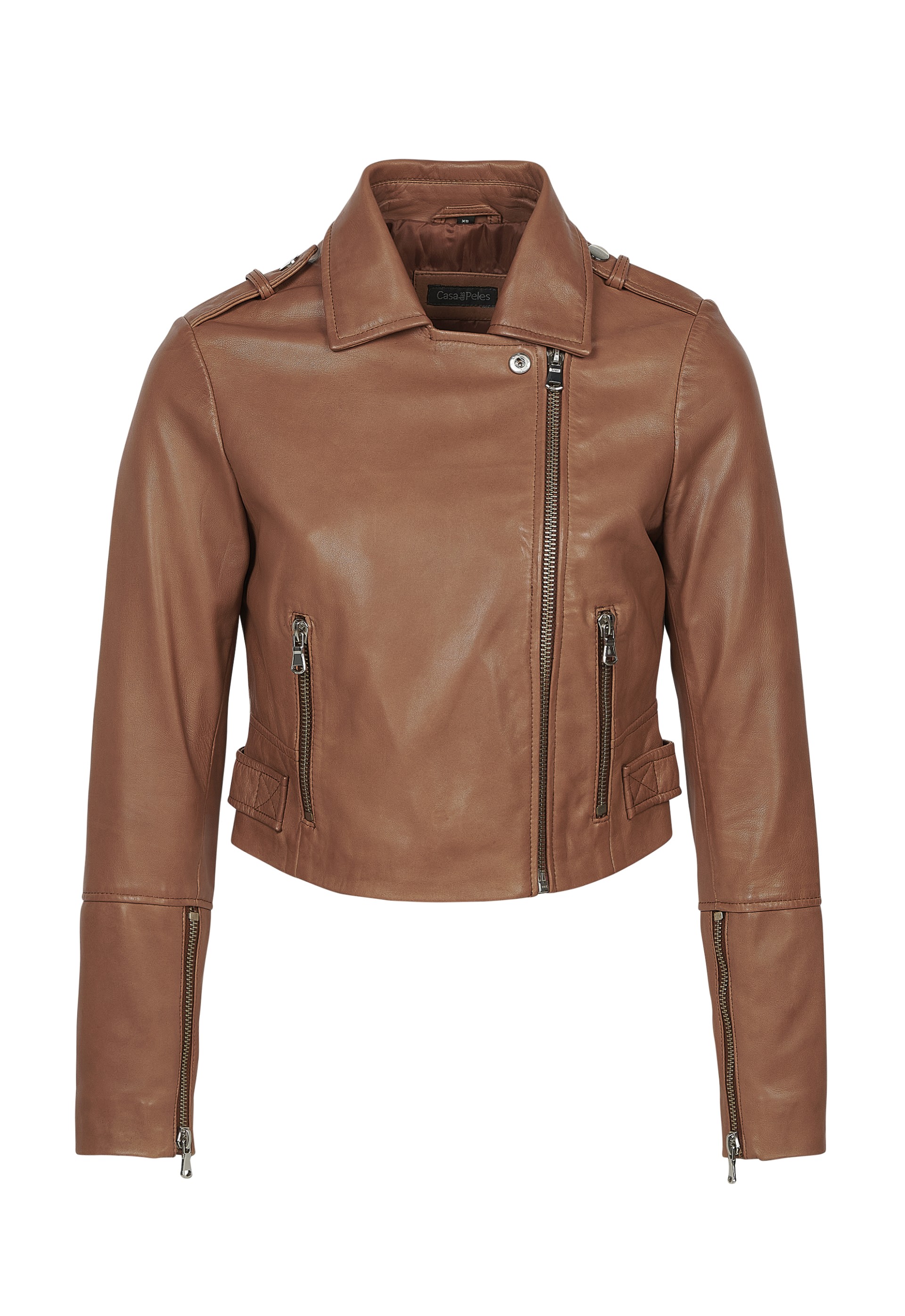 Blusão em pele Clara