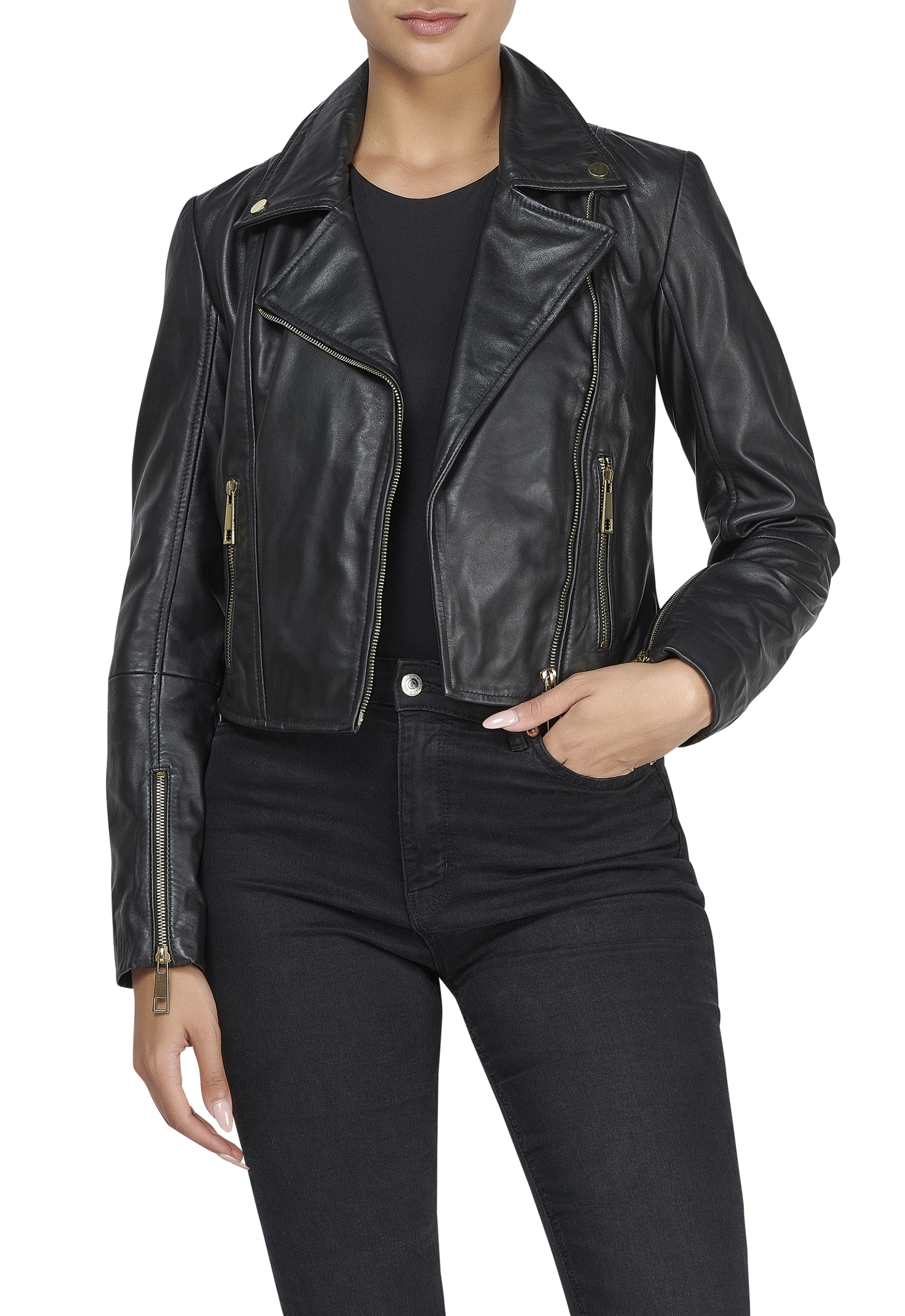 Biker em pele Fernanda