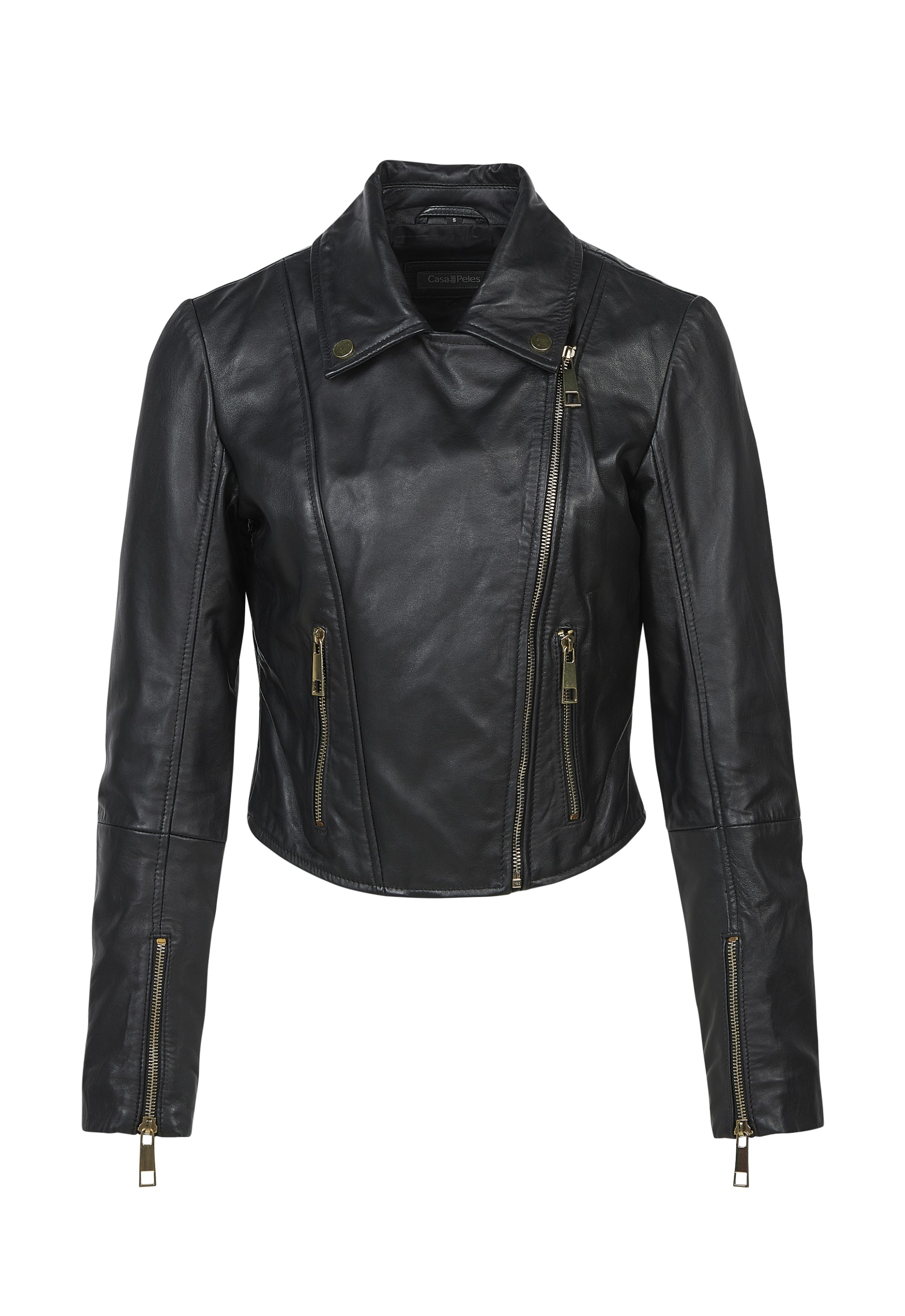 Biker em pele Fernanda