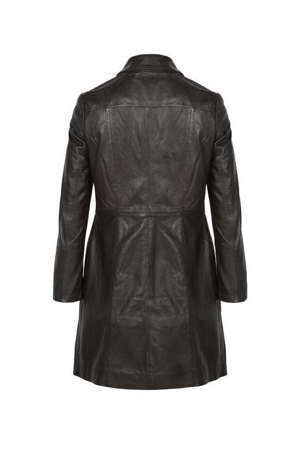 Casaco em pele Lívia