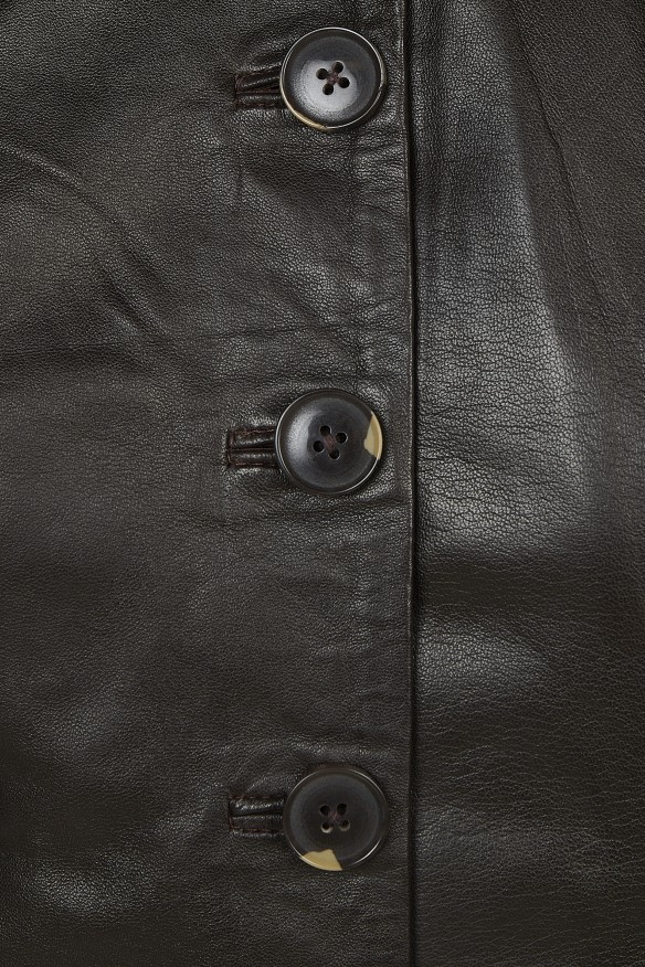 Casaco em pele Lívia