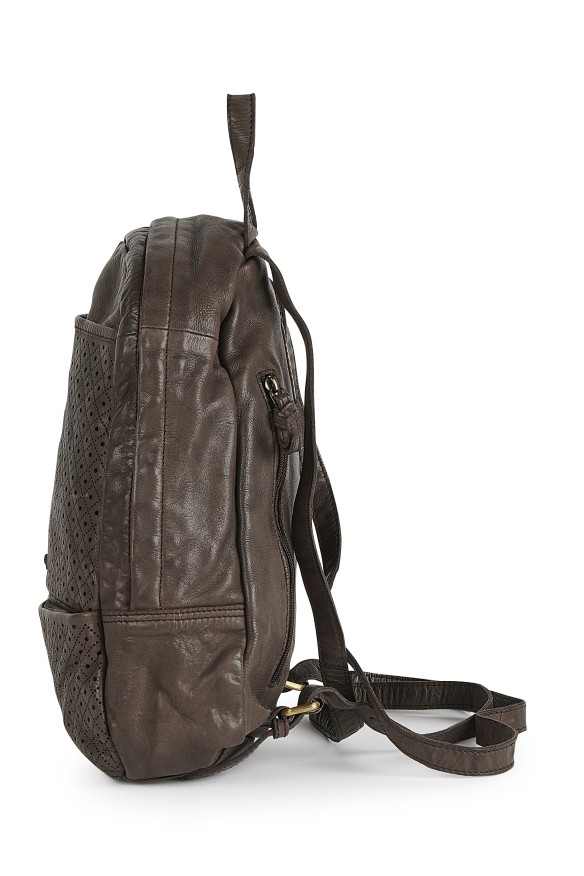 Mochila em pele Petra