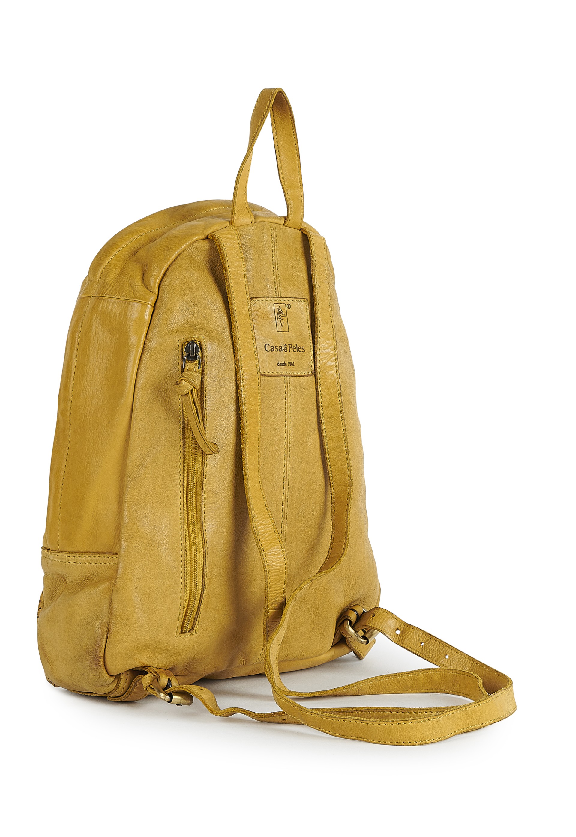 Mochila em pele Petra