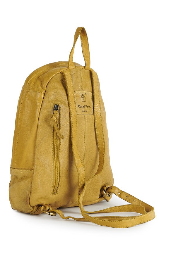 Mochila em pele Petra