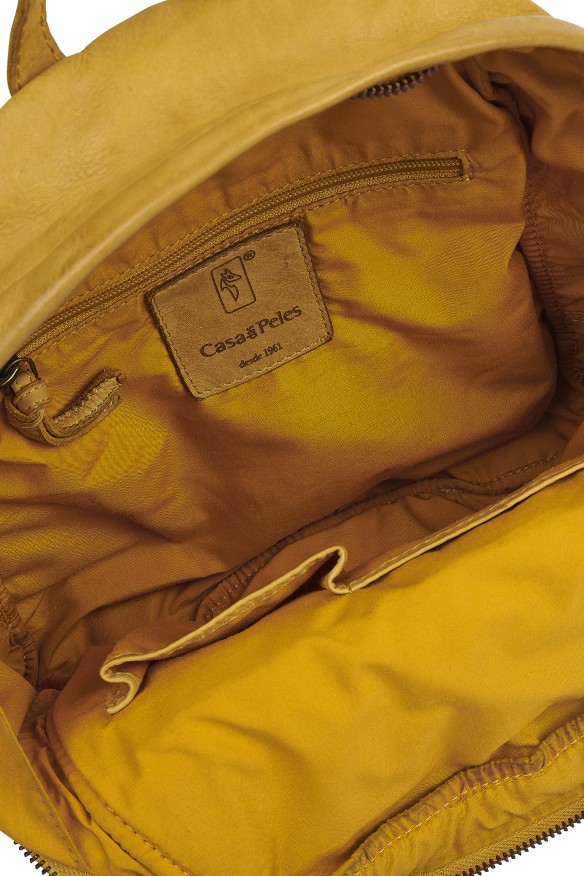 Mochila em pele Petra