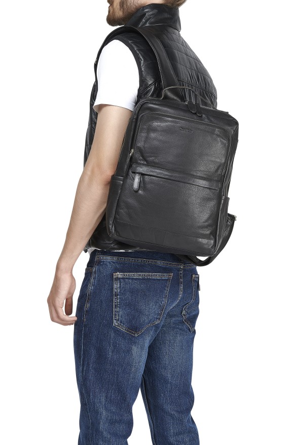 Mochila em pele Noa
