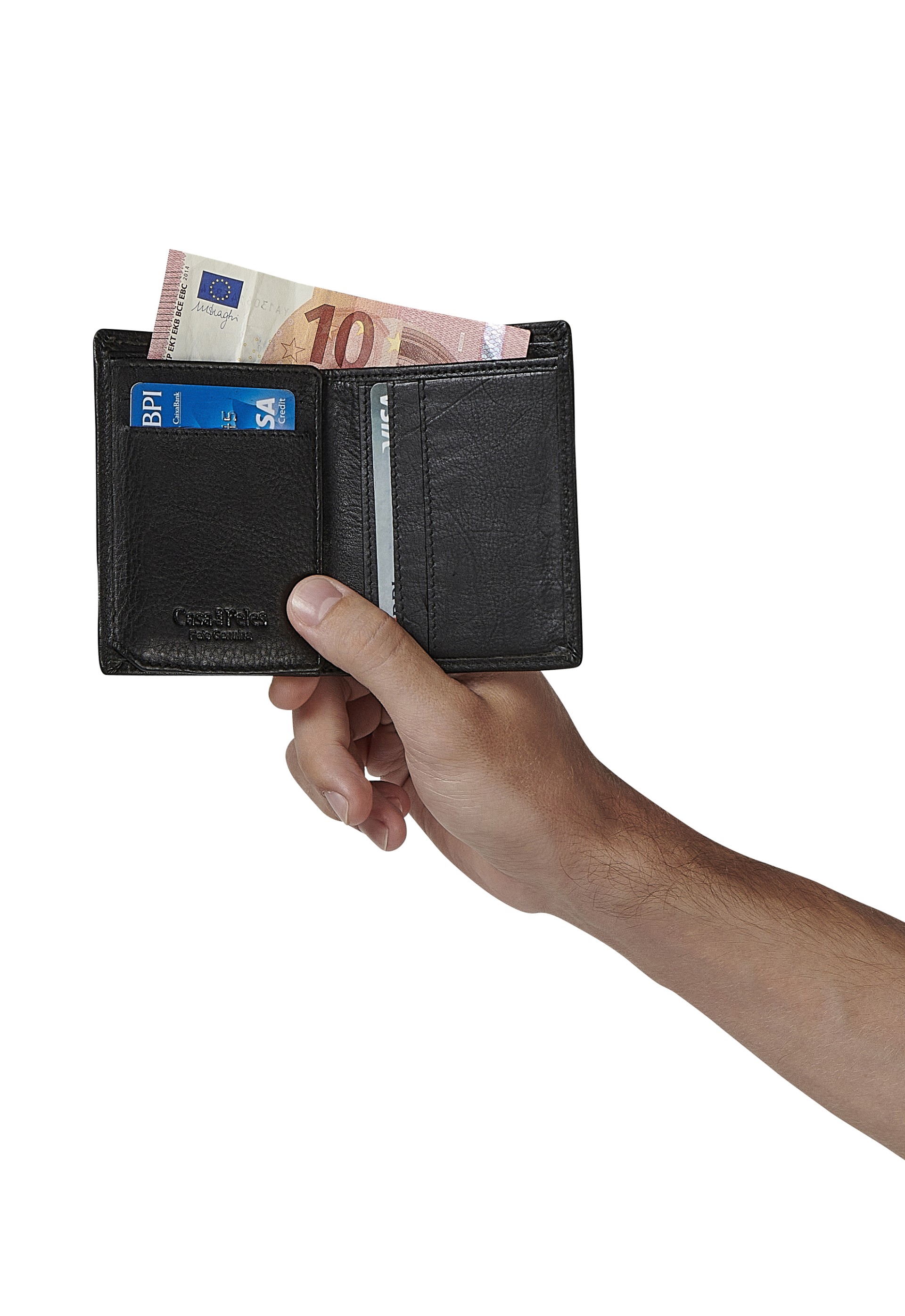 Carteira em pele 877V