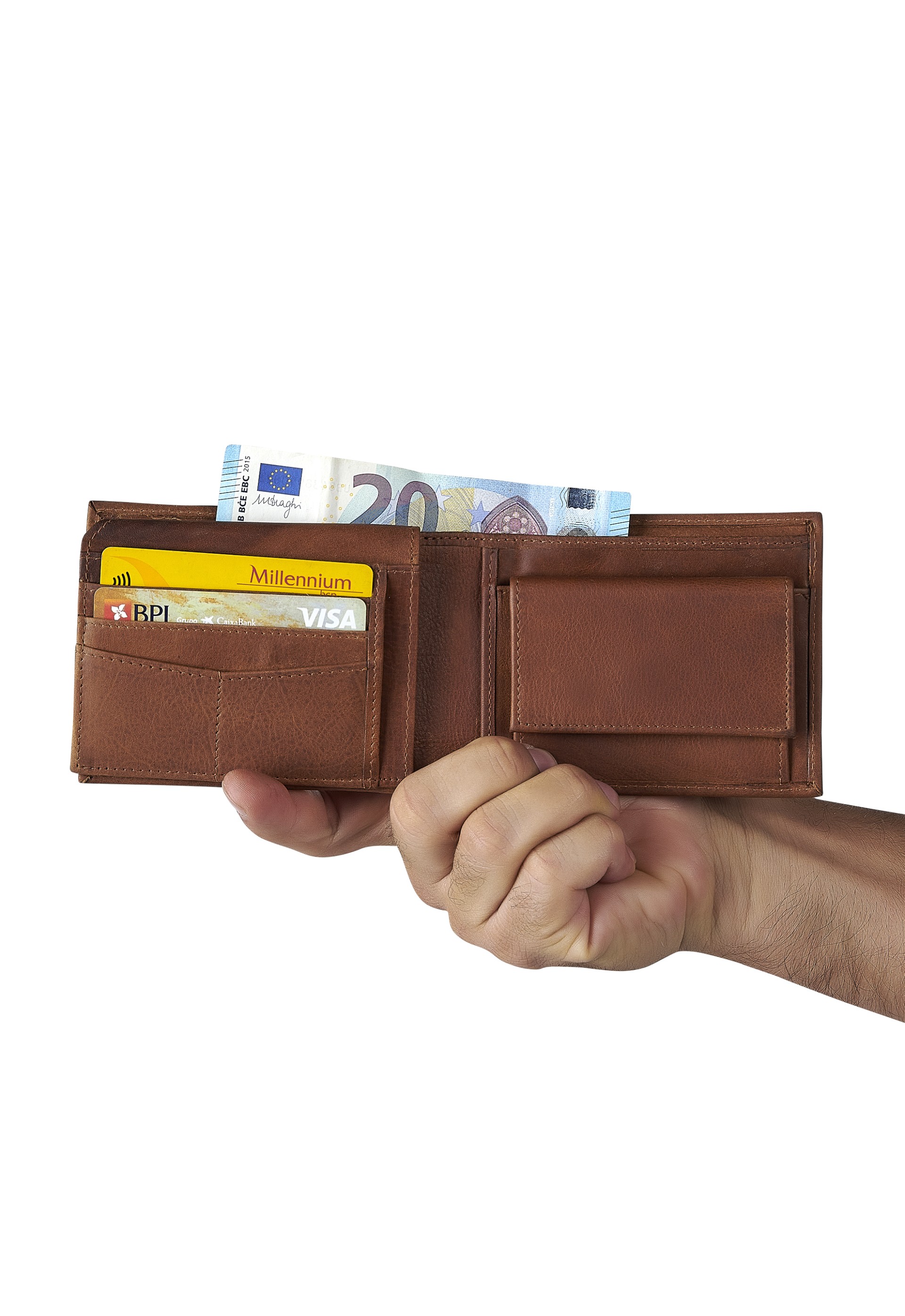 Carteira em pele 010