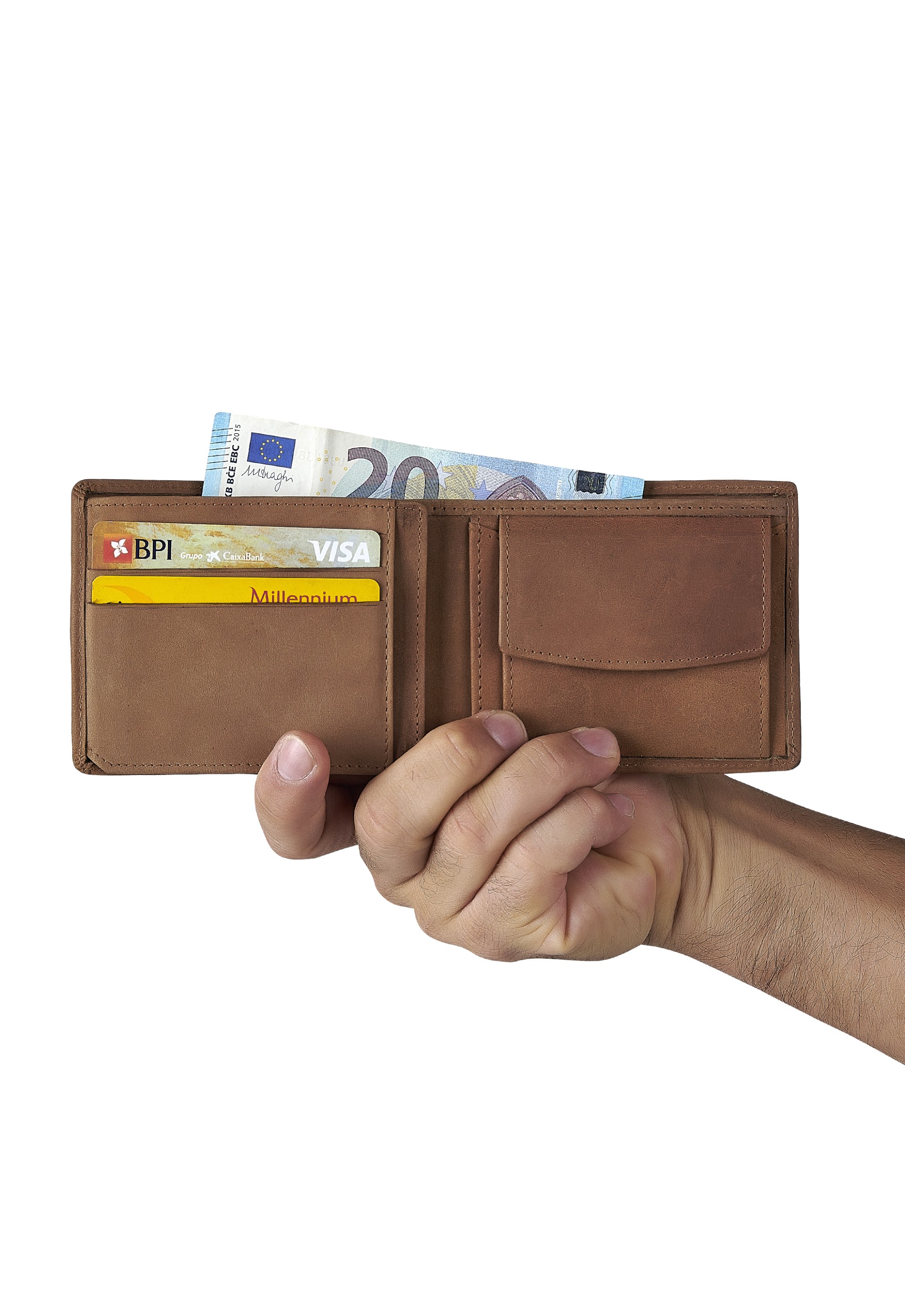 Carteira em pele H3147