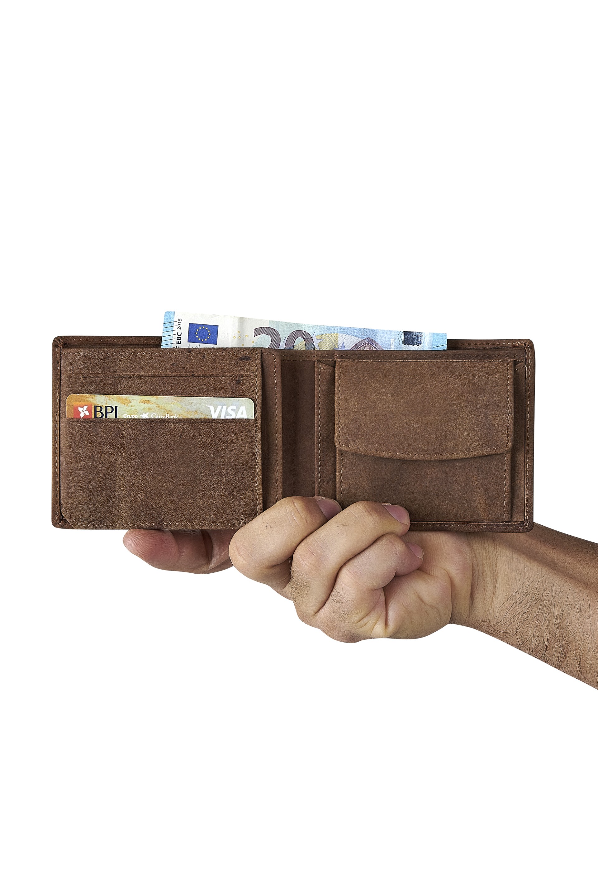 Carteira em pele H3147