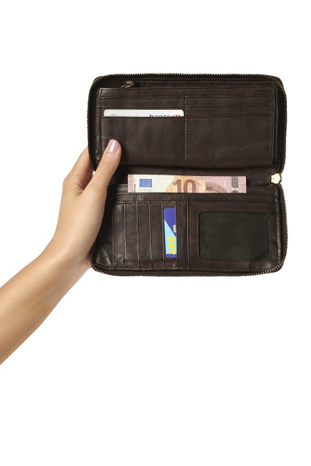 Carteira em pele 993VM