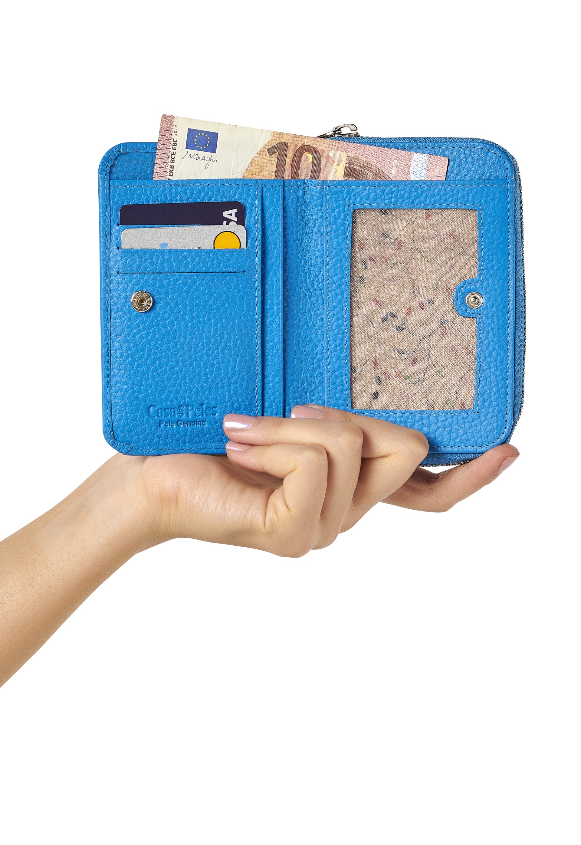 Carteira em pele 8055