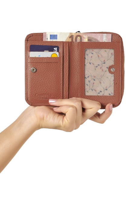 Carteira em pele 8055 Carteira em pele 8055